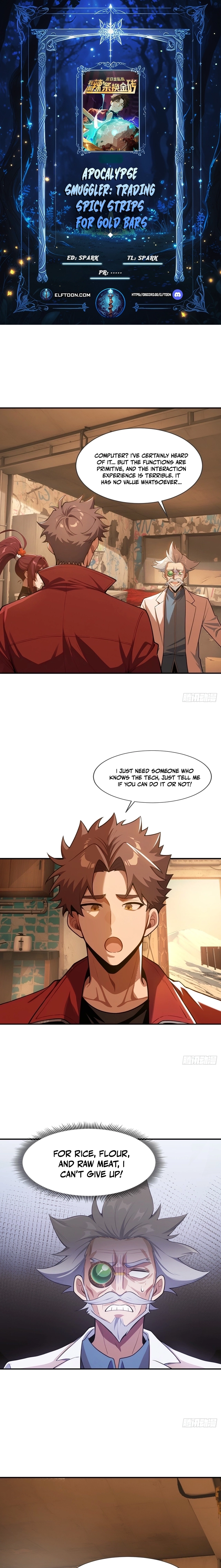 Doomsday Smuggler: I Trade Spicy Strips for Gold Bars Chapter 10 - page 1