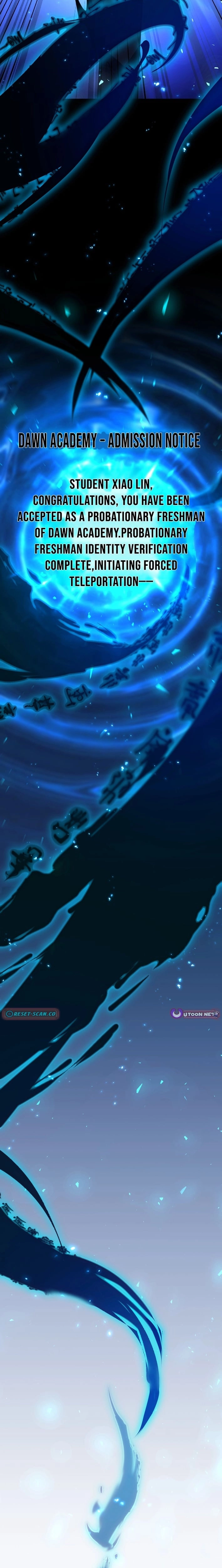 The SS-Rank Freshman at Dawn Academy Chapter 1 - page 8