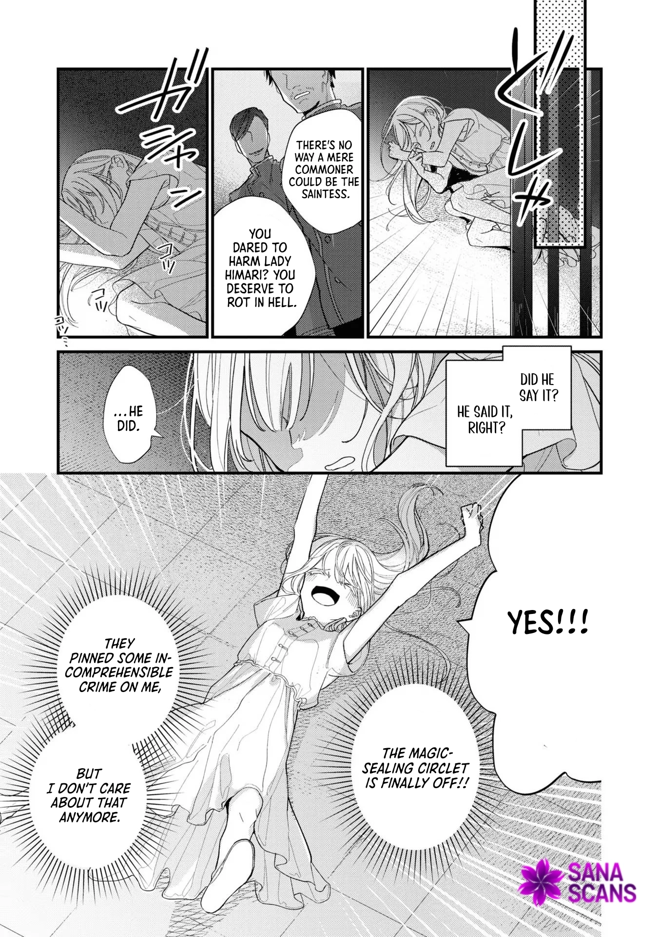Seijo wo Kubi ni nattara, Naze ka Youjoka shite Maou no Pet ni narimashita. Chapter 1 - page 9