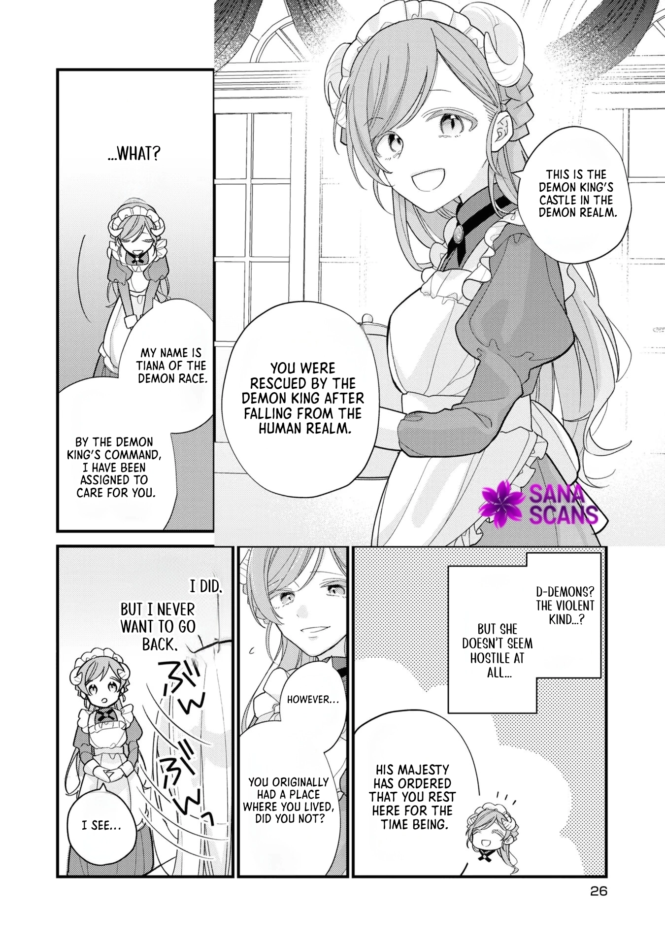 Seijo wo Kubi ni nattara, Naze ka Youjoka shite Maou no Pet ni narimashita. Chapter 1 - page 4