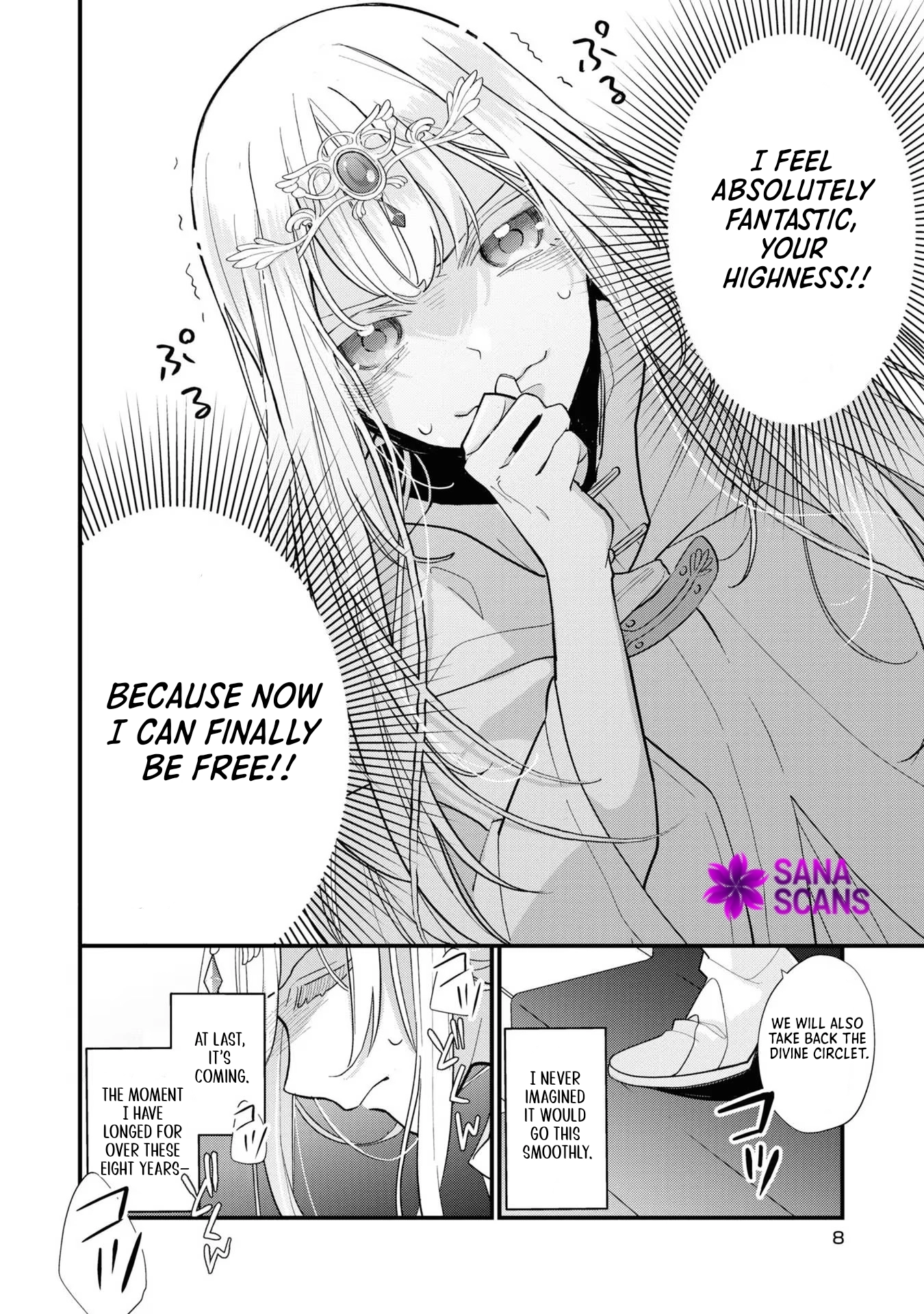 Seijo wo Kubi ni nattara, Naze ka Youjoka shite Maou no Pet ni narimashita. Chapter 1 - page 6