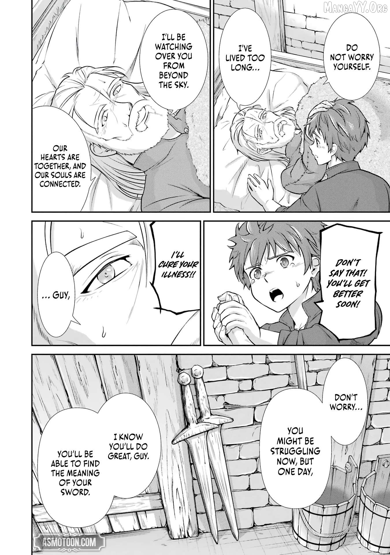 Ossan Boukensha no Okureta Eiyuu-tan - Kansha no Suburi o 1 nichi 1 man Kaishite itara, Kensei ga Deshi-iri Shigan ni Yatte Kita Chapter 1 - page 32