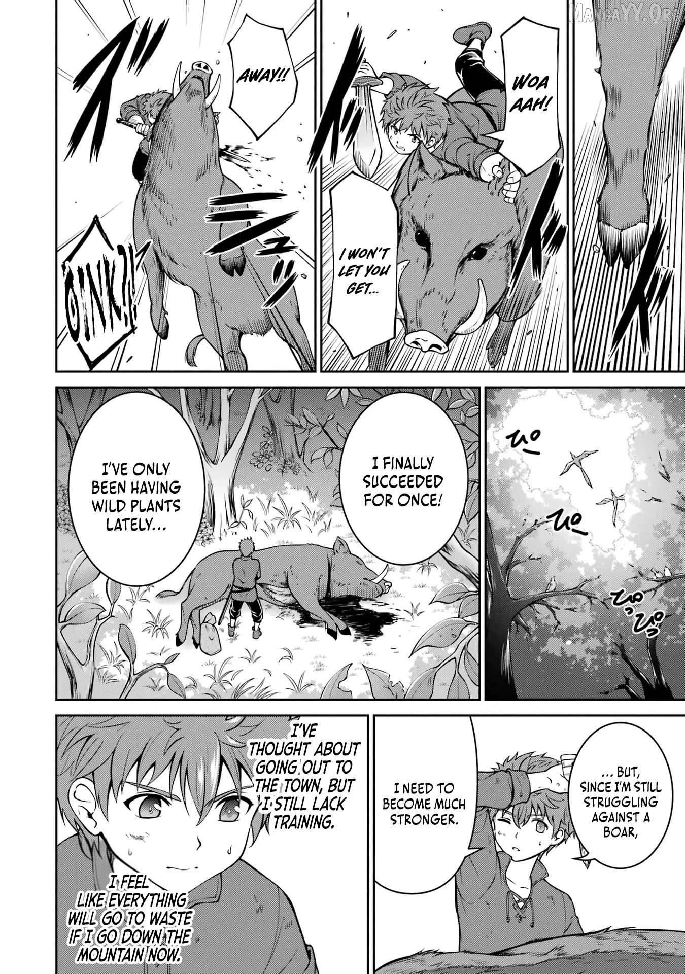 Ossan Boukensha no Okureta Eiyuu-tan - Kansha no Suburi o 1 nichi 1 man Kaishite itara, Kensei ga Deshi-iri Shigan ni Yatte Kita Chapter 1 - page 36