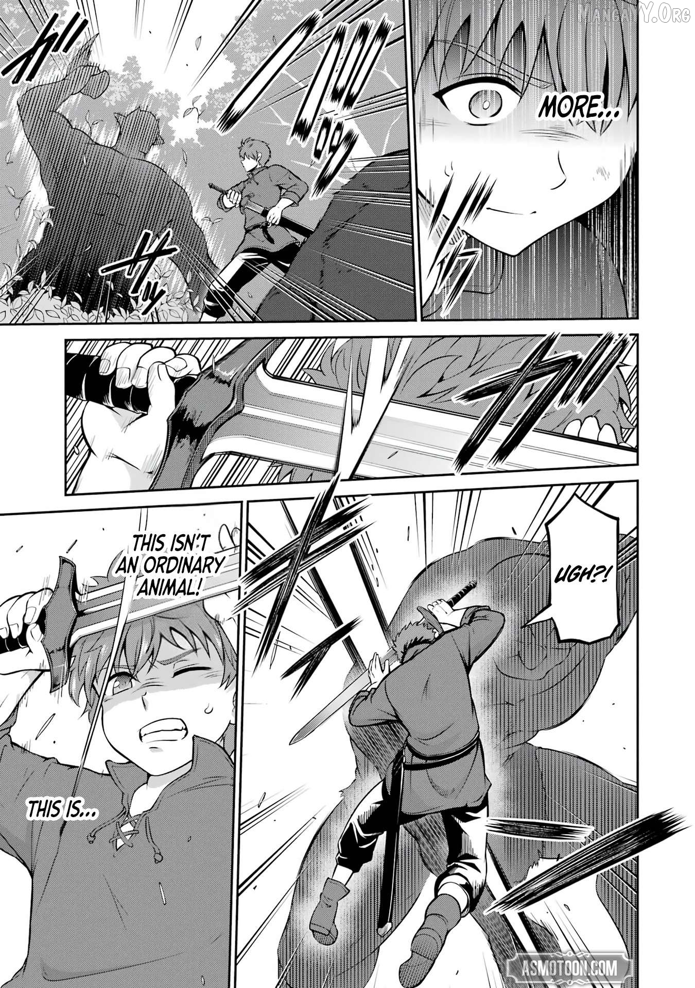Ossan Boukensha no Okureta Eiyuu-tan - Kansha no Suburi o 1 nichi 1 man Kaishite itara, Kensei ga Deshi-iri Shigan ni Yatte Kita Chapter 1 - page 37