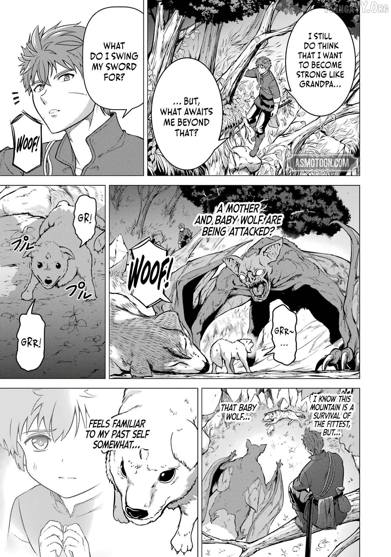 Ossan Boukensha no Okureta Eiyuu-tan - Kansha no Suburi o 1 nichi 1 man Kaishite itara, Kensei ga Deshi-iri Shigan ni Yatte Kita Chapter 1 - page 47