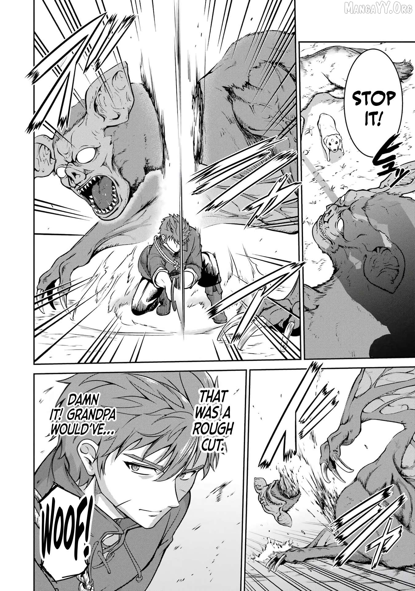 Ossan Boukensha no Okureta Eiyuu-tan - Kansha no Suburi o 1 nichi 1 man Kaishite itara, Kensei ga Deshi-iri Shigan ni Yatte Kita Chapter 1 - page 48