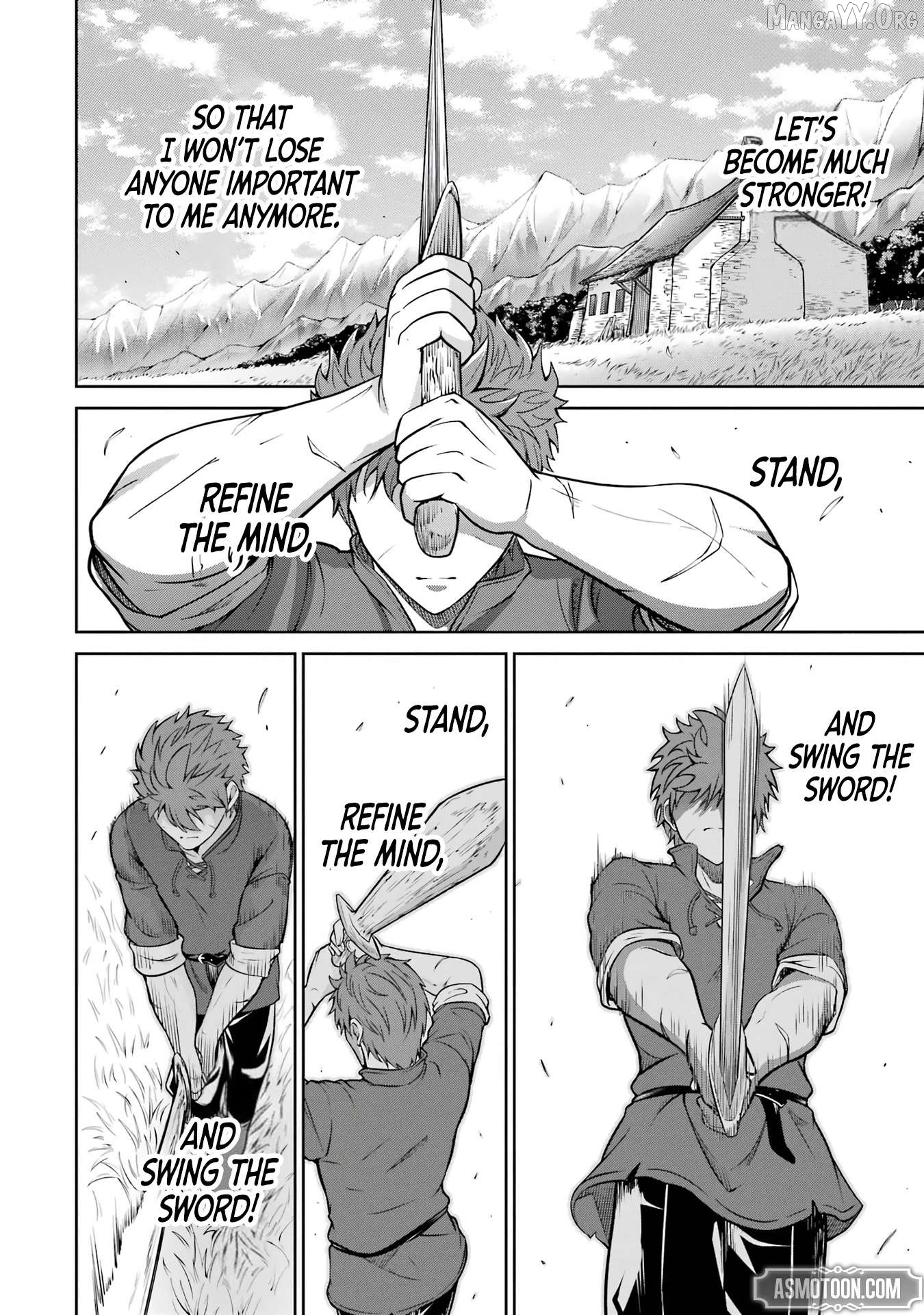 Ossan Boukensha no Okureta Eiyuu-tan - Kansha no Suburi o 1 nichi 1 man Kaishite itara, Kensei ga Deshi-iri Shigan ni Yatte Kita Chapter 1 - page 52