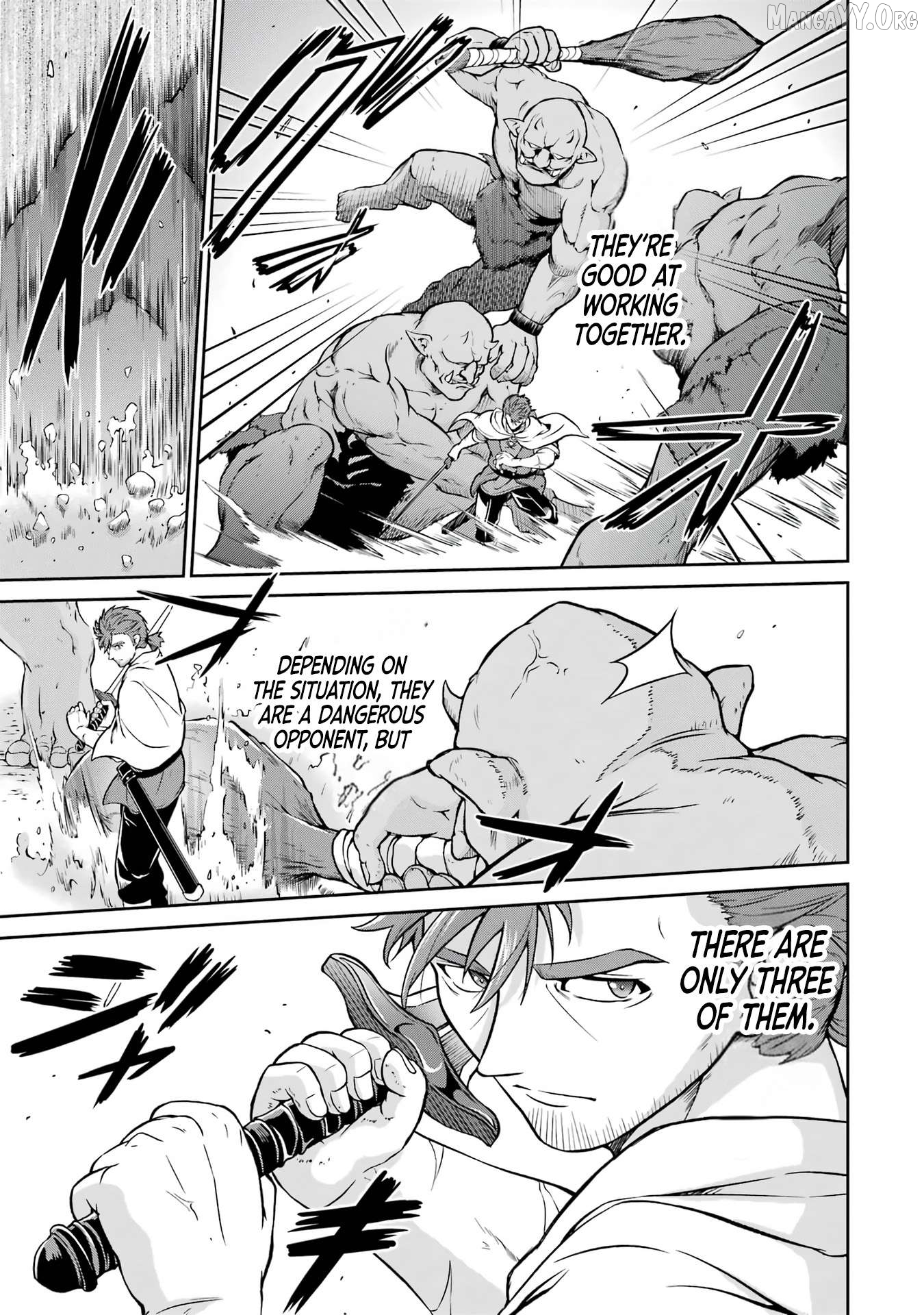 Ossan Boukensha no Okureta Eiyuu-tan - Kansha no Suburi o 1 nichi 1 man Kaishite itara, Kensei ga Deshi-iri Shigan ni Yatte Kita Chapter 1 - page 76