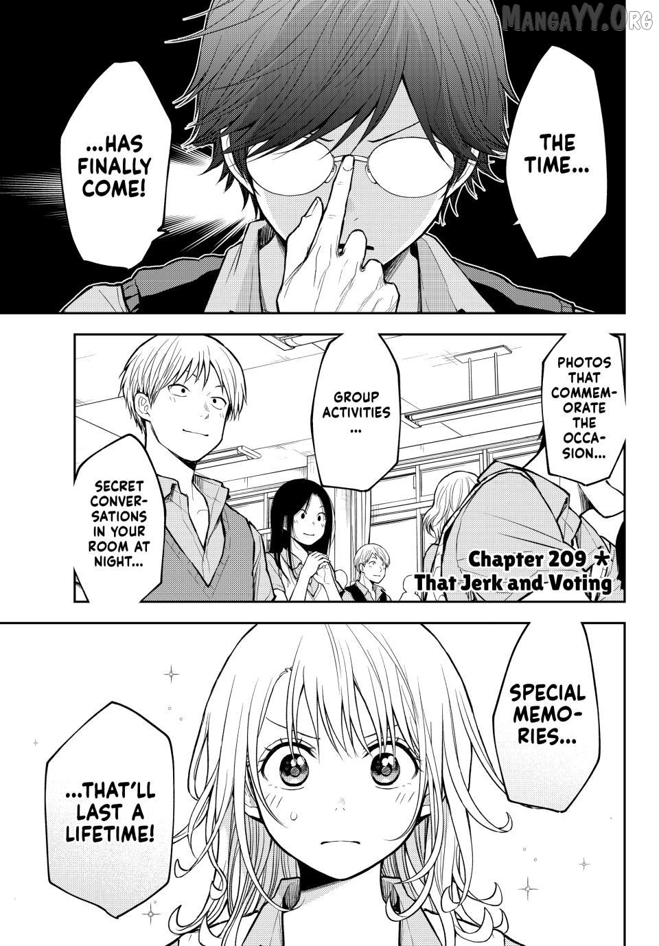 My Charms Are Wasted On Kuroiwa Medaka Chapter 209.1 - page 1