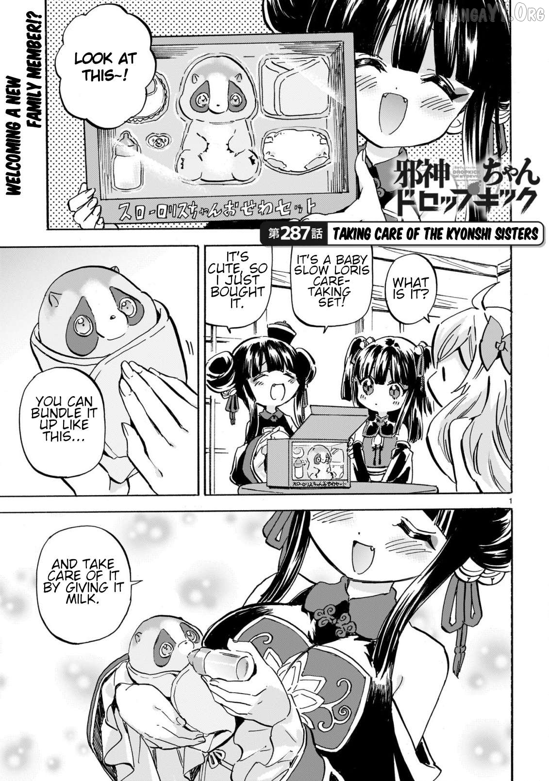 Jashin-chan Dropkick Chapter 293 - page 1
