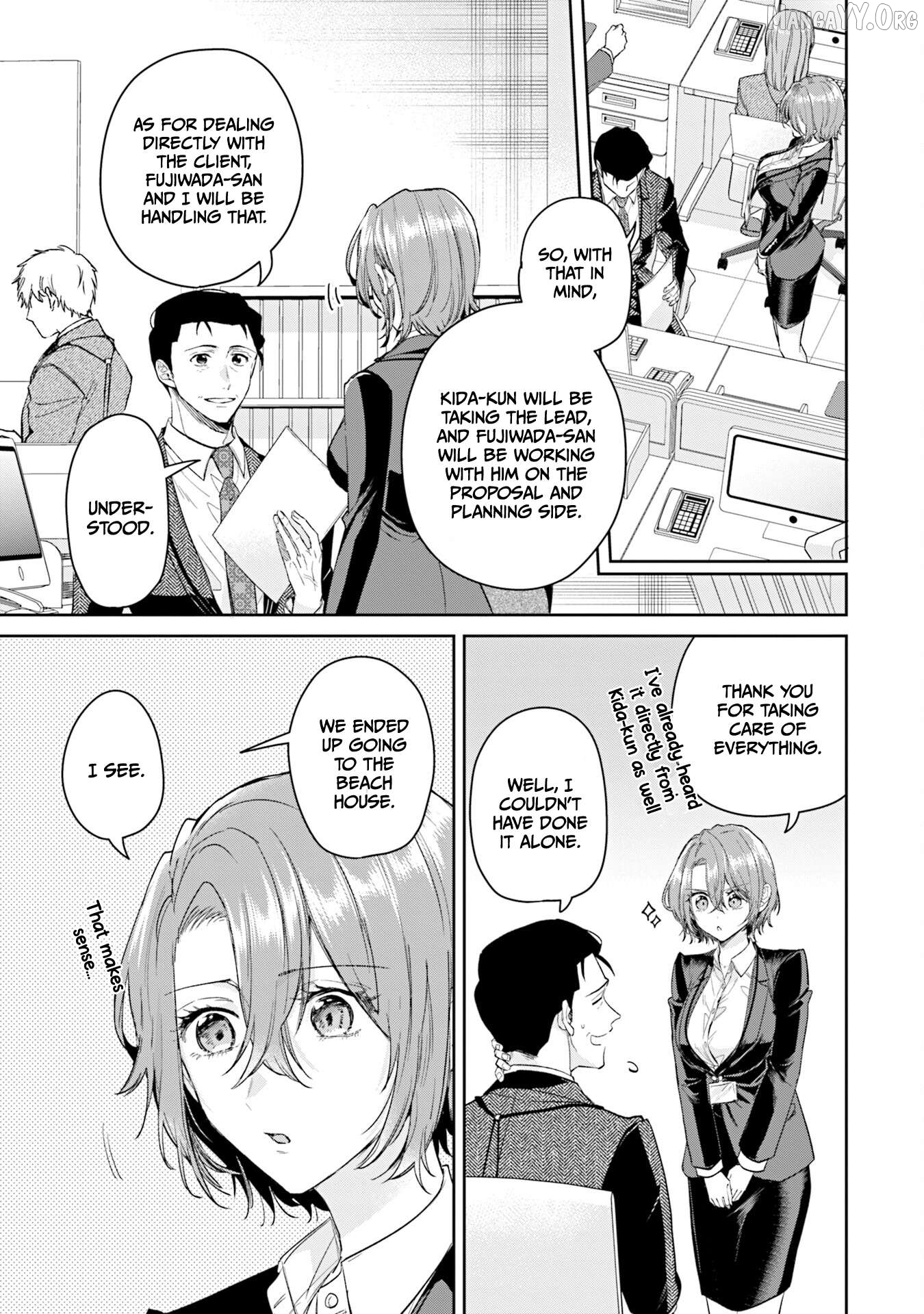Misato-San Is A Bit Cold Towards Her Boss Who Pampers Chapter 36 - page 17