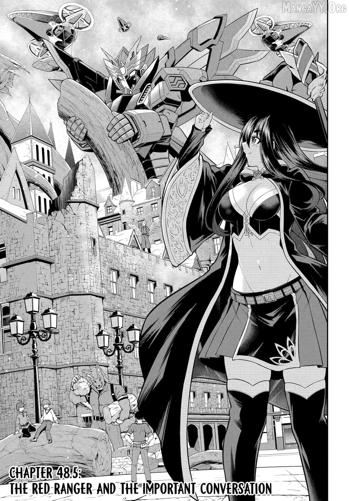 The Red Ranger Becomes an Adventurer in Another World Chapter 48.5 - page 1