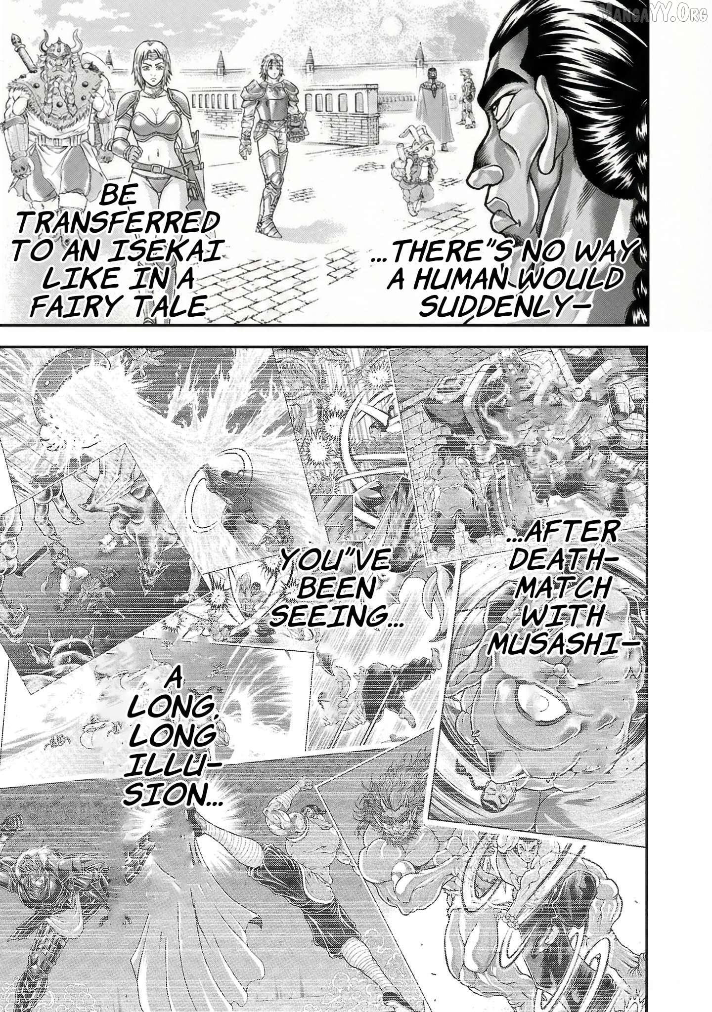 Baki Gaiden – Retsu Kaioh Isekai Tensei Shitemo Ikkō Kamawan! Chapter 61 - page 11