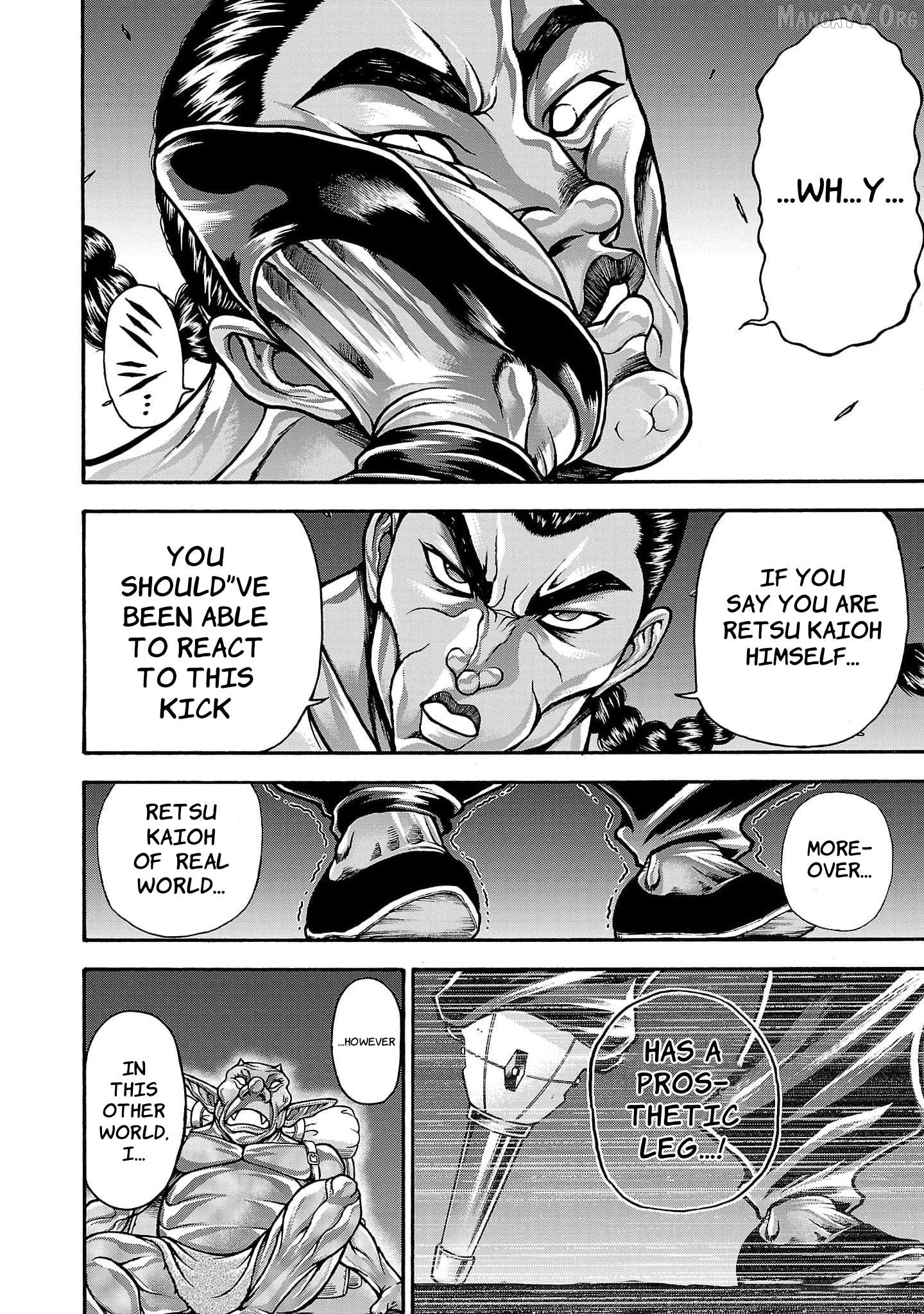 Baki Gaiden – Retsu Kaioh Isekai Tensei Shitemo Ikkō Kamawan! Chapter 61 - page 15
