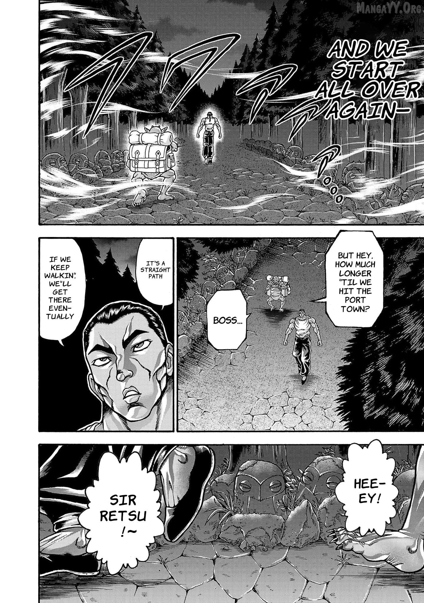 Baki Gaiden – Retsu Kaioh Isekai Tensei Shitemo Ikkō Kamawan! Chapter 62 - page 10