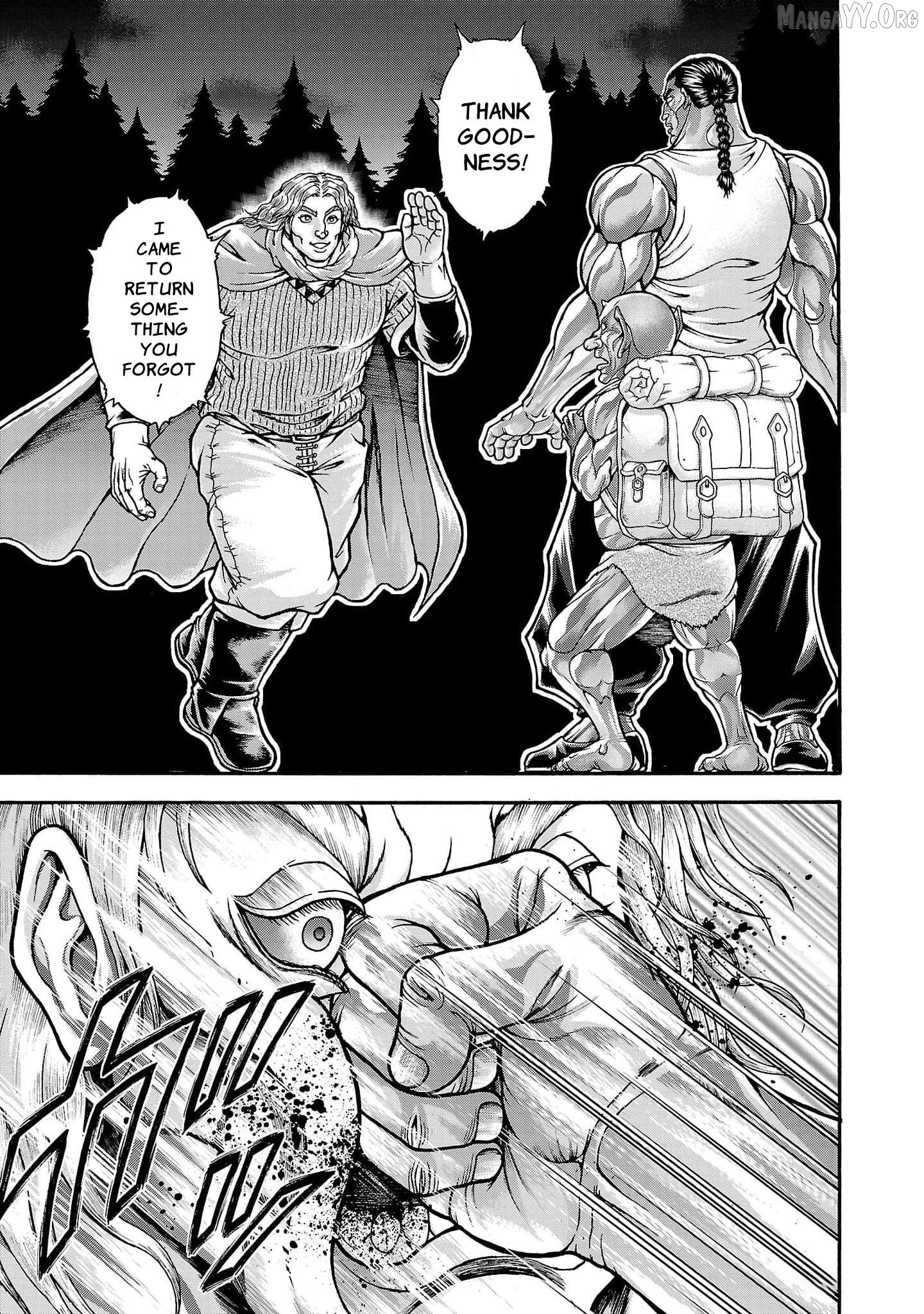 Baki Gaiden – Retsu Kaioh Isekai Tensei Shitemo Ikkō Kamawan! Chapter 62 - page 11