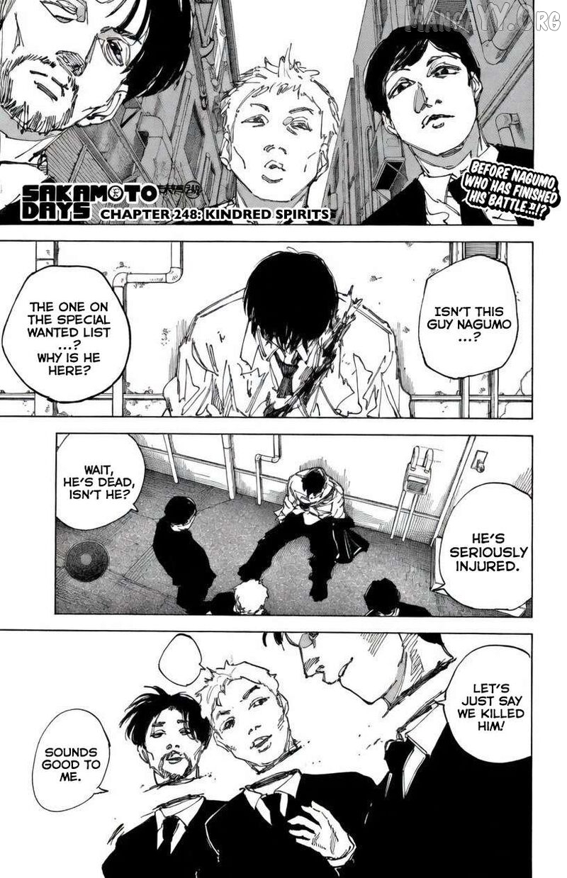 Sakamoto Days Chapter 248 - page 1