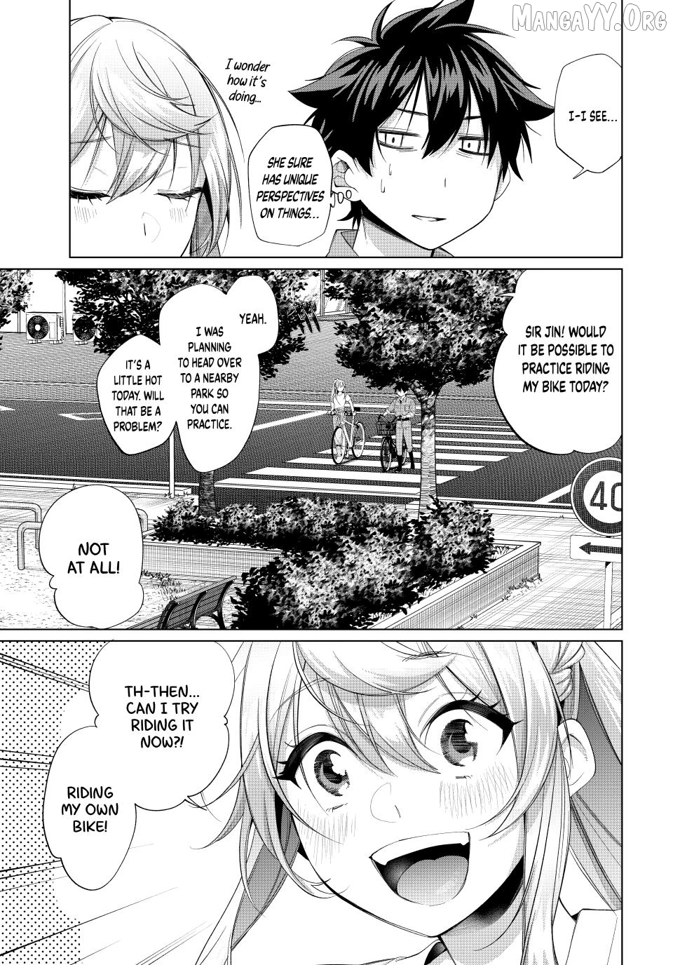 All My Neighbors are Convinced the Female Knight from My Rice Field Is My Wife Chapter 65 - page 7