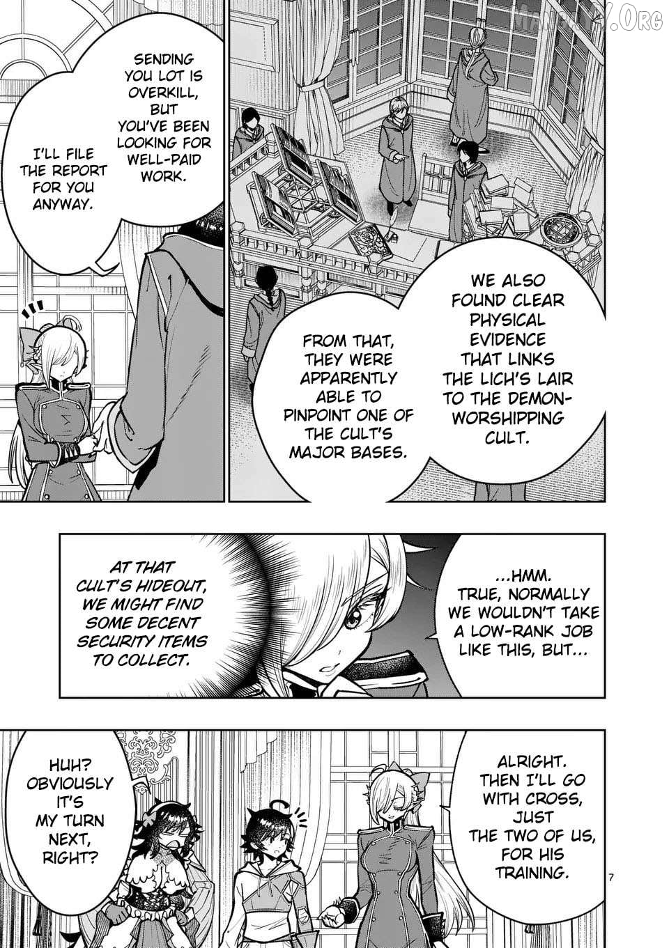 The Strongest Female Masters, Who Are Trying to Raise Me Up, Are in Shambles Over Their Training Policy Chapter 73 - page 8