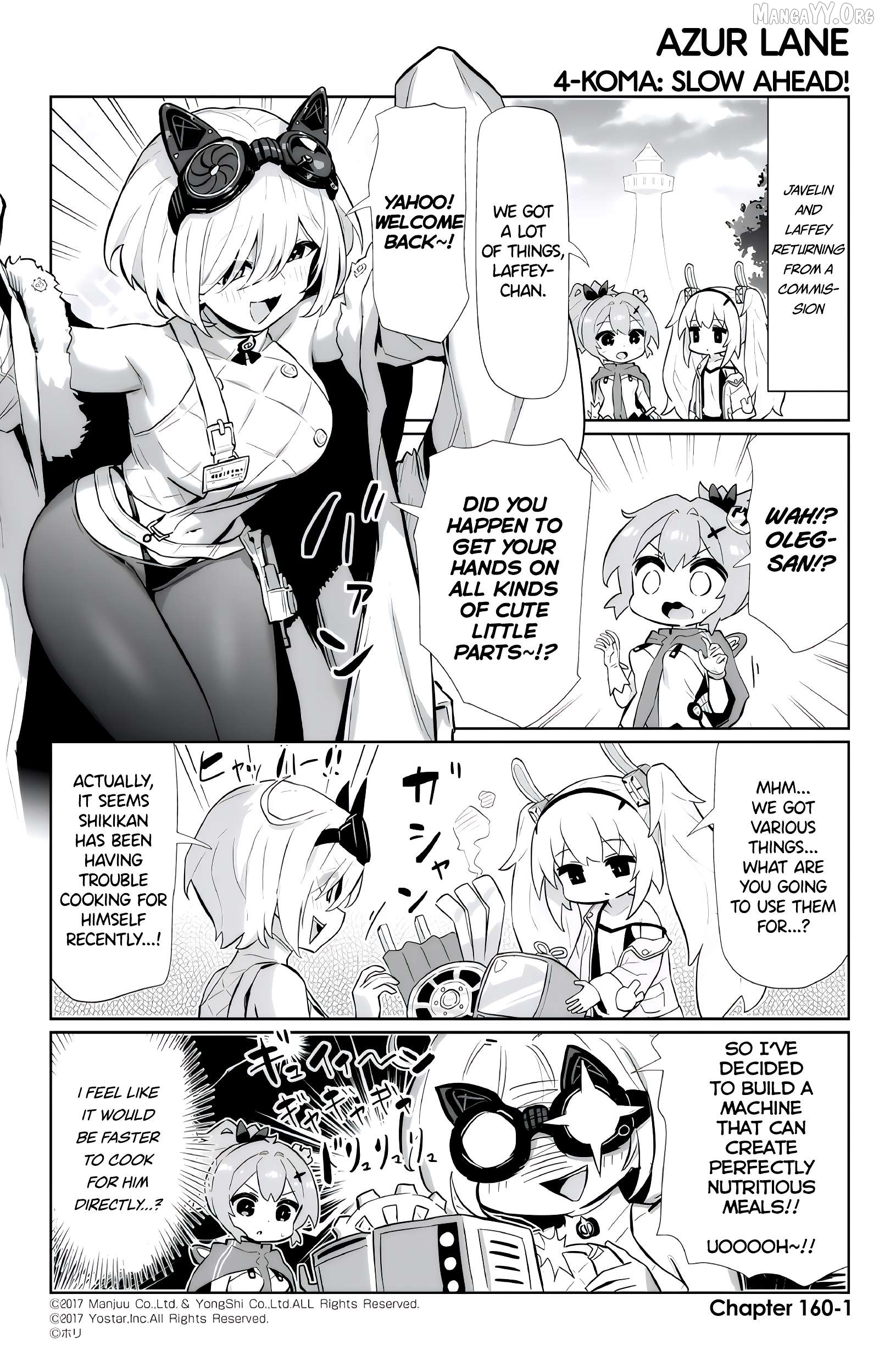 Azur Lane 4-Koma: Slow Ahead Chapter 160 - page 1