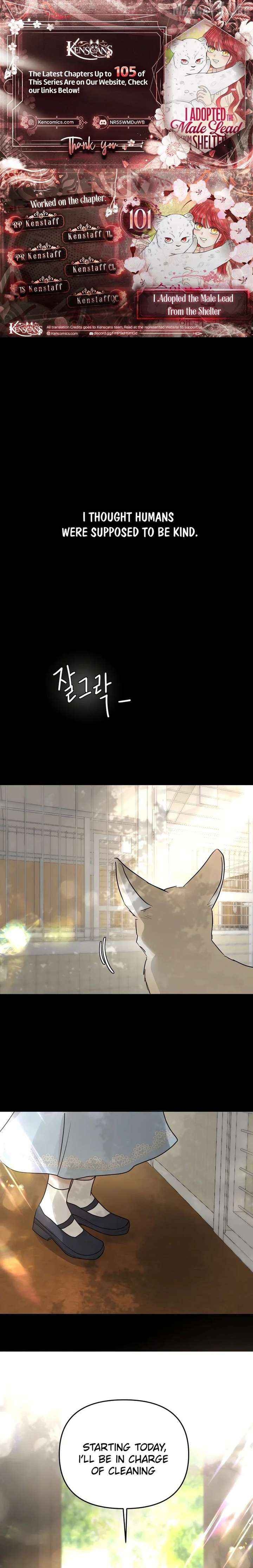 I Adopted a Male Lead From a Prison Shelter Chapter 101 - page 1