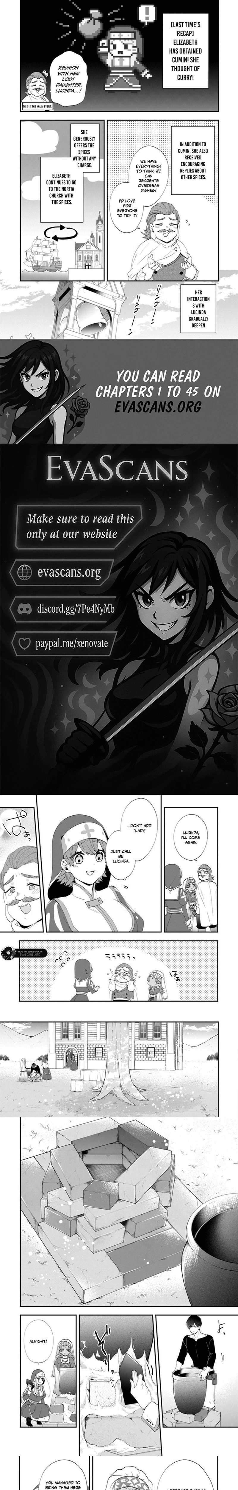 The Banished Villainess! Living the Leisurely Life of a Nun Making Revolutionary Church Food Chapter 38 - page 1