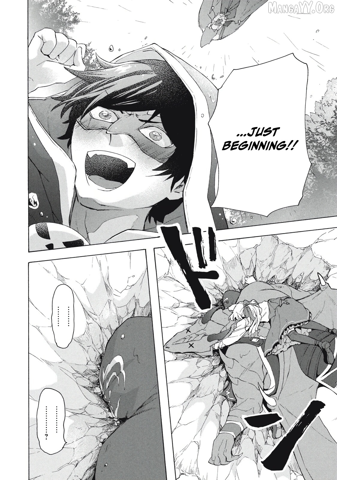 "Kukuku ....... He is the weakest of the Four Heavenly Kings." I was dismissed from my job, but somehow I became the master of a hero and a holy maiden. Chapter 15.2 - page 3