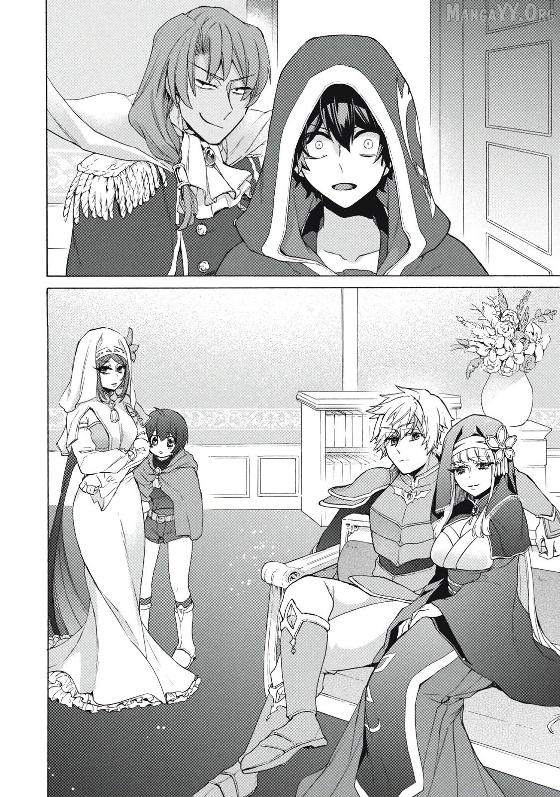 "Kukuku ....... He is the weakest of the Four Heavenly Kings." I was dismissed from my job, but somehow I became the master of a hero and a holy maiden. Chapter 16.2 - page 3