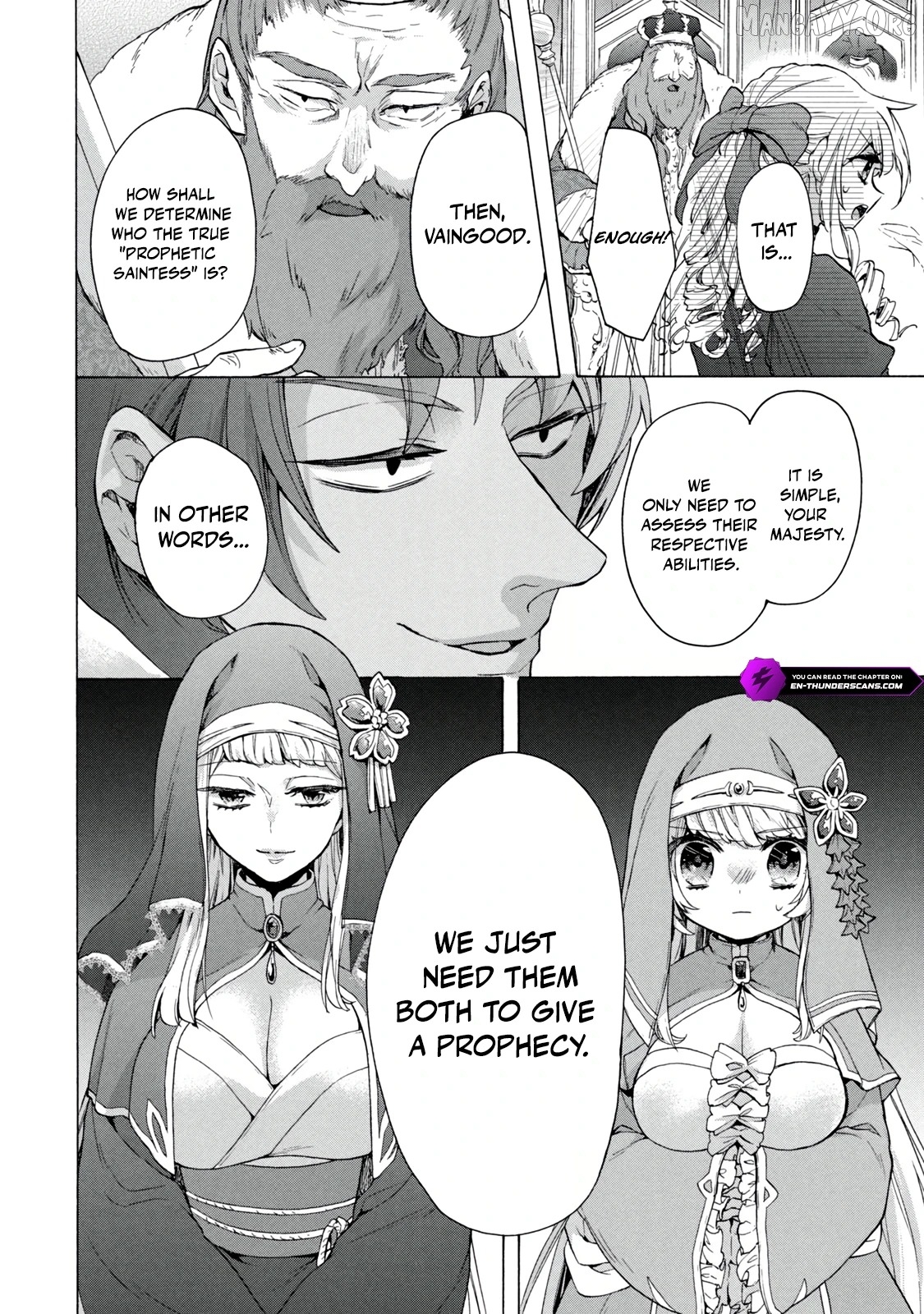 "Kukuku ....... He is the weakest of the Four Heavenly Kings." I was dismissed from my job, but somehow I became the master of a hero and a holy maiden. Chapter 17.2 - page 5