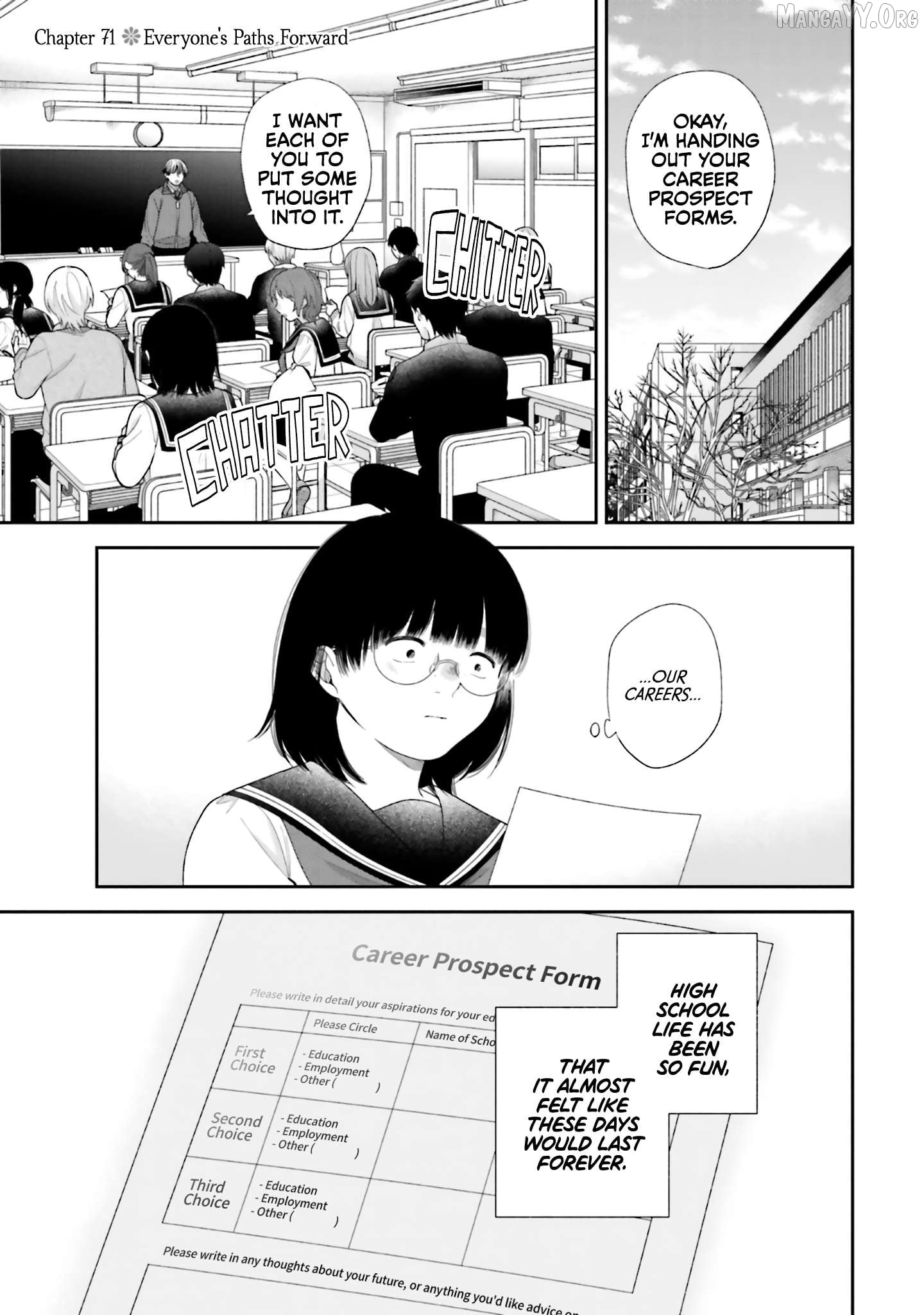 A Bouquet For An Ugly Girl. Chapter 71 - page 1