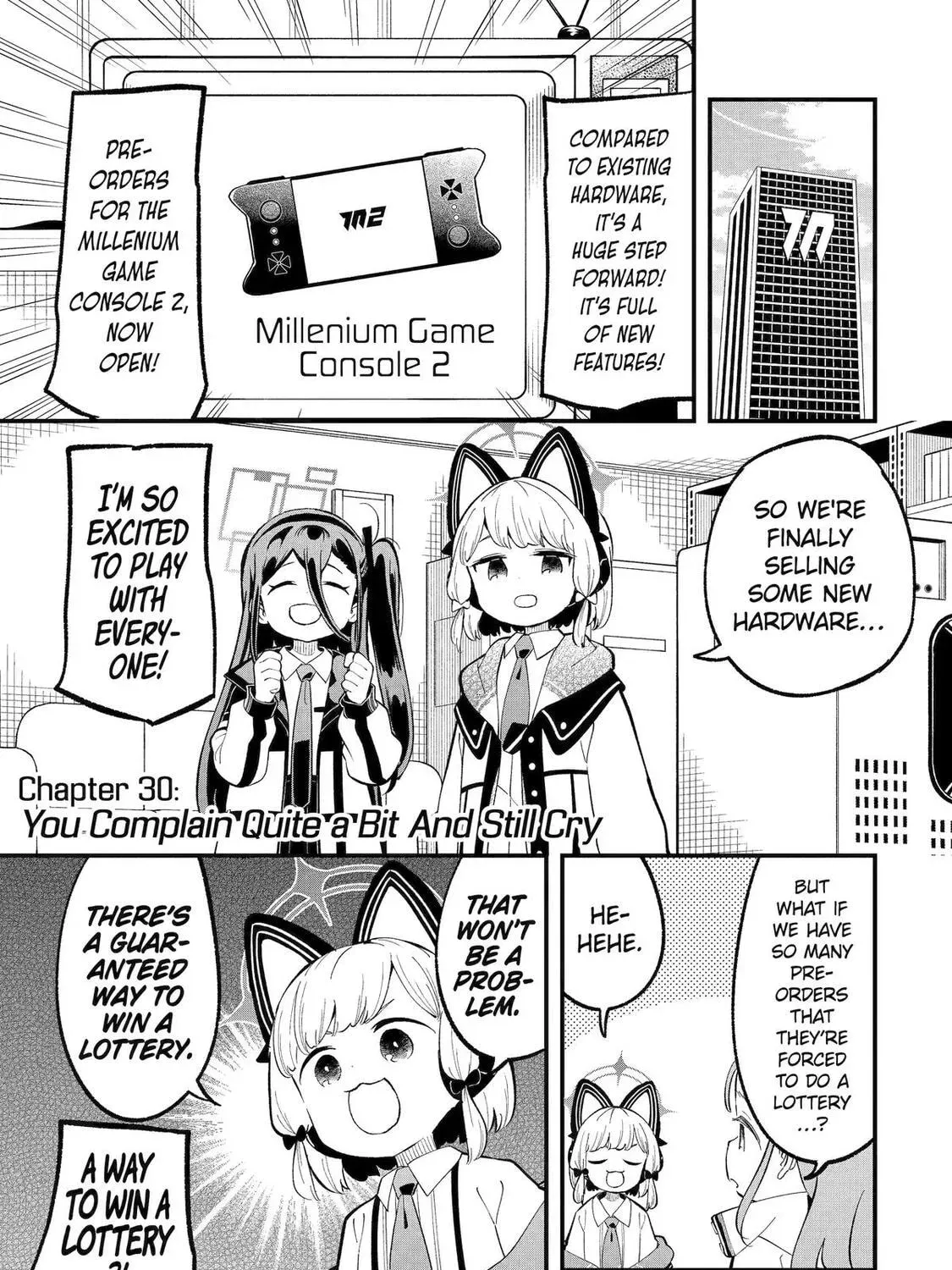 Blue Archive: The Adventure Of Game Development Department Chapter 30 - page 1