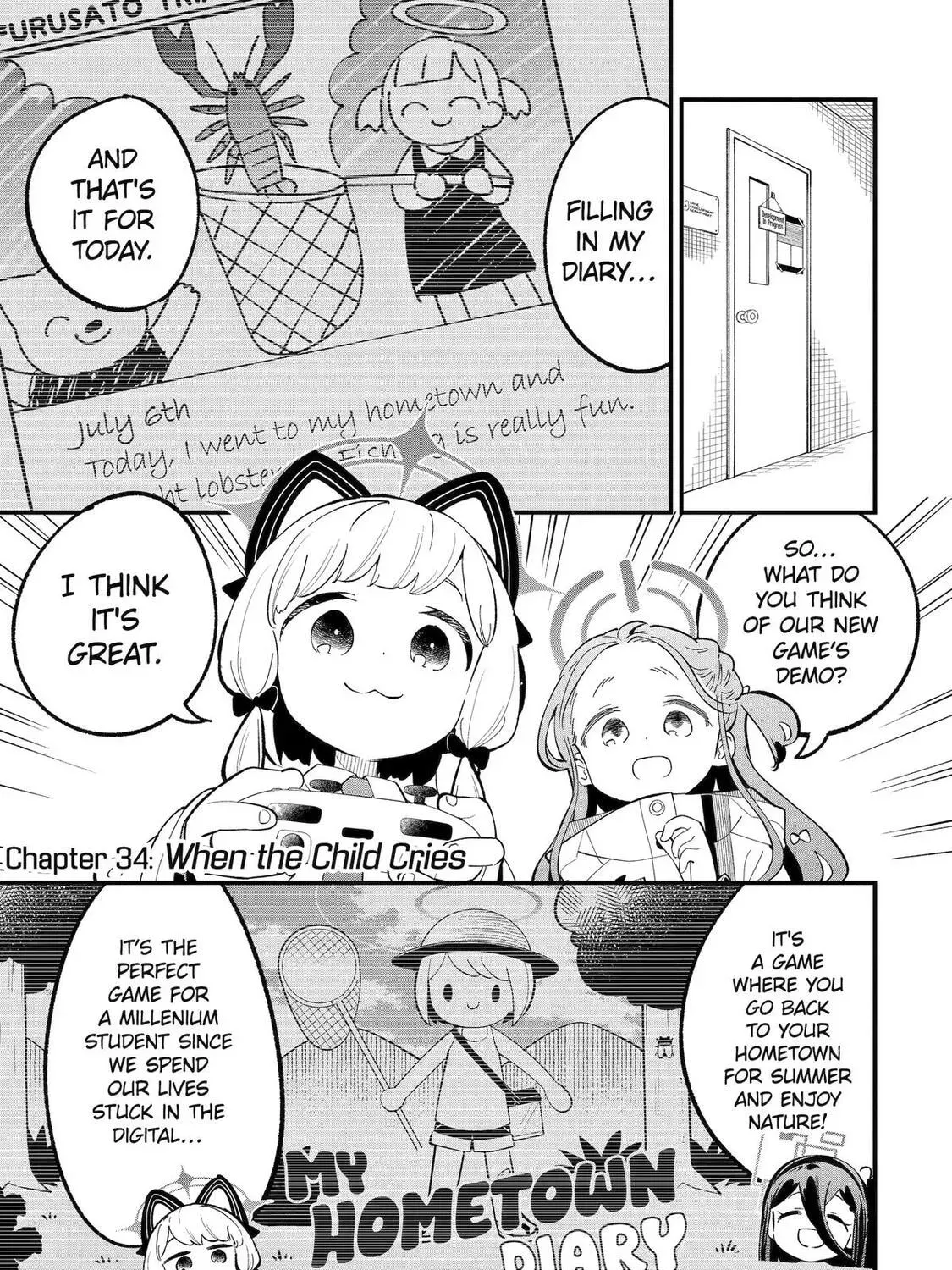 Blue Archive: The Adventure Of Game Development Department Chapter 34 - page 1
