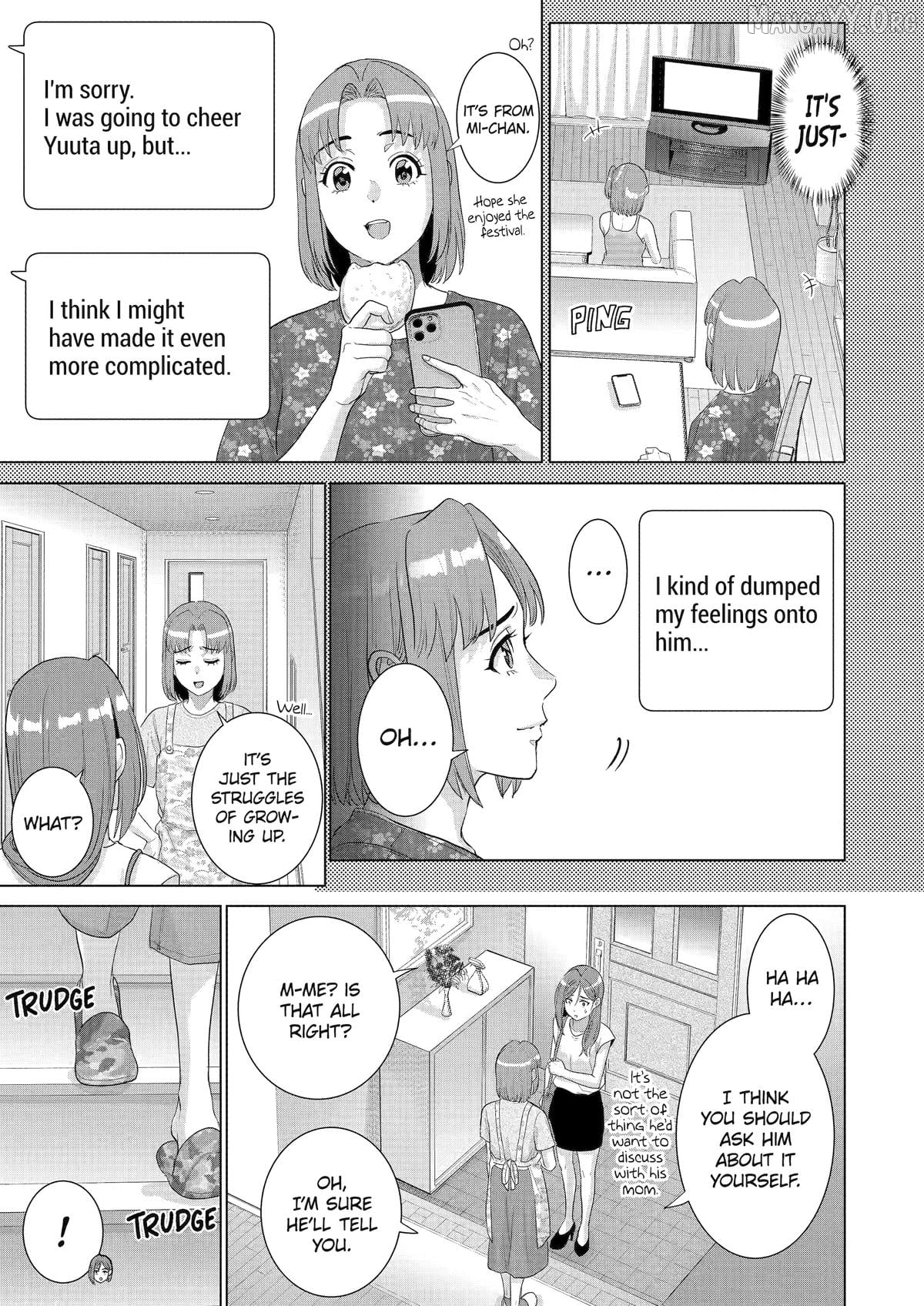 Koukousei WEB Sakka no Mote Seikatsu "Anta ga Kami Sakka na Wakenai desho" to Boku wo Futta Osananajimi ga Koukaishiteru kedo Mou Osoi Chapter 47 - page 3