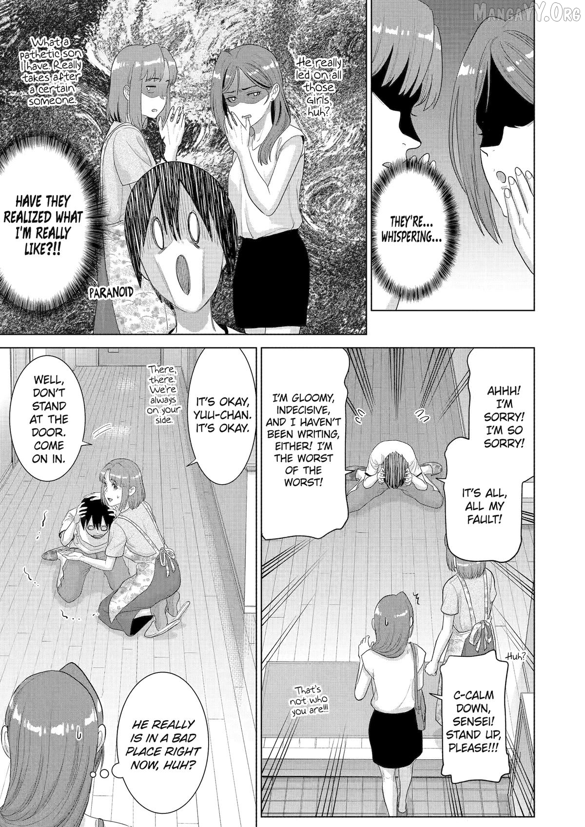 Koukousei WEB Sakka no Mote Seikatsu "Anta ga Kami Sakka na Wakenai desho" to Boku wo Futta Osananajimi ga Koukaishiteru kedo Mou Osoi Chapter 47 - page 5