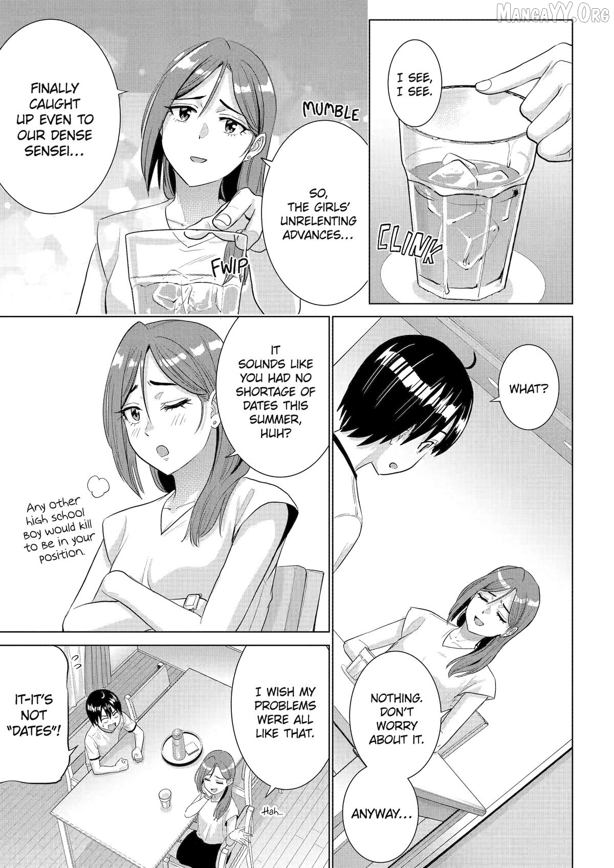 Koukousei WEB Sakka no Mote Seikatsu "Anta ga Kami Sakka na Wakenai desho" to Boku wo Futta Osananajimi ga Koukaishiteru kedo Mou Osoi Chapter 47 - page 9