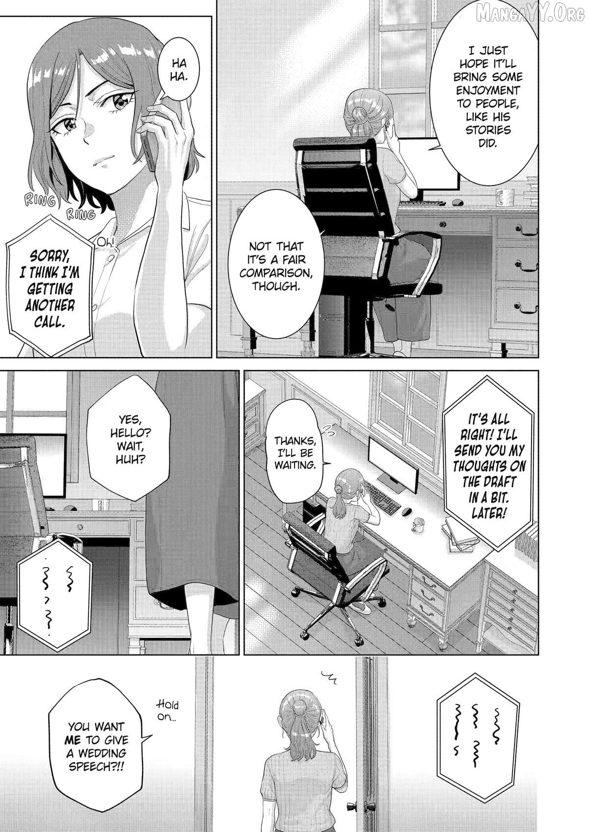 Koukousei WEB Sakka no Mote Seikatsu "Anta ga Kami Sakka na Wakenai desho" to Boku wo Futta Osananajimi ga Koukaishiteru kedo Mou Osoi Chapter 48 - page 23