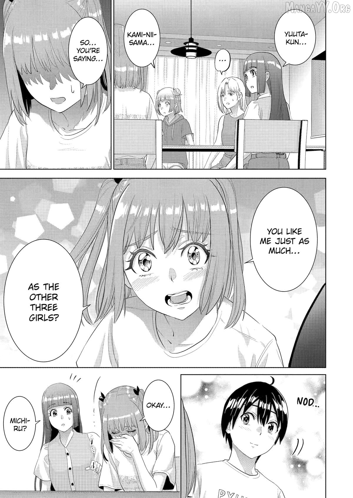 Koukousei WEB Sakka no Mote Seikatsu "Anta ga Kami Sakka na Wakenai desho" to Boku wo Futta Osananajimi ga Koukaishiteru kedo Mou Osoi Chapter 48 - page 5