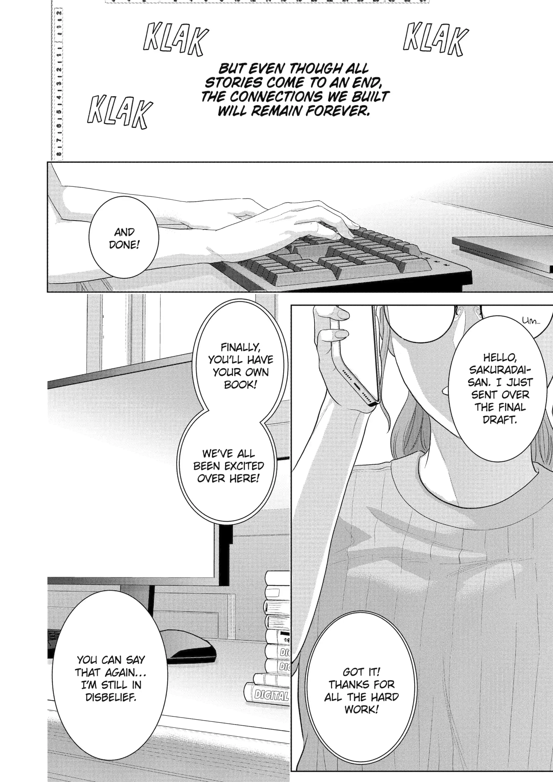 Koukousei WEB Sakka no Mote Seikatsu "Anta ga Kami Sakka na Wakenai desho" to Boku wo Futta Osananajimi ga Koukaishiteru kedo Mou Osoi Chapter 48.2 - page 10