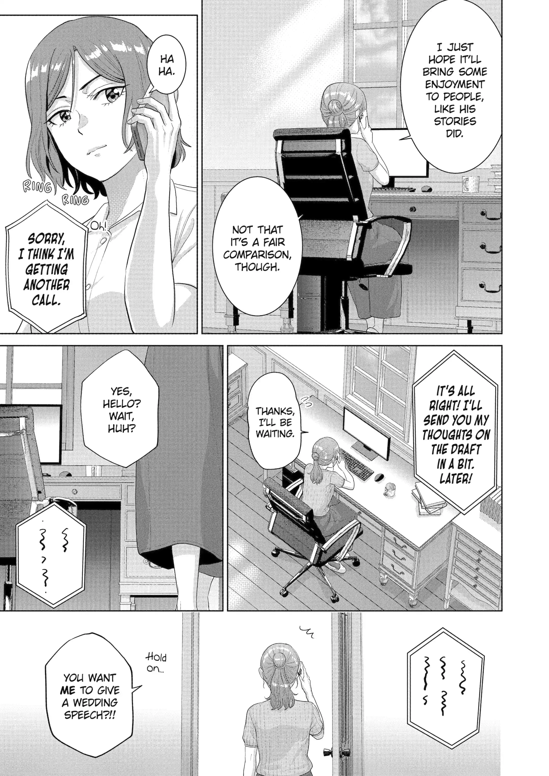Koukousei WEB Sakka no Mote Seikatsu "Anta ga Kami Sakka na Wakenai desho" to Boku wo Futta Osananajimi ga Koukaishiteru kedo Mou Osoi Chapter 48.2 - page 11
