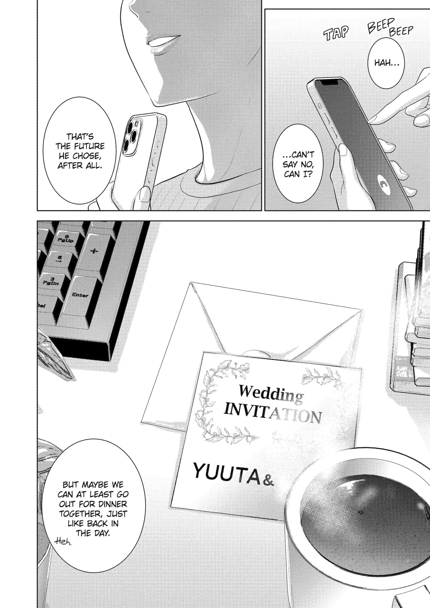 Koukousei WEB Sakka no Mote Seikatsu "Anta ga Kami Sakka na Wakenai desho" to Boku wo Futta Osananajimi ga Koukaishiteru kedo Mou Osoi Chapter 48.2 - page 12