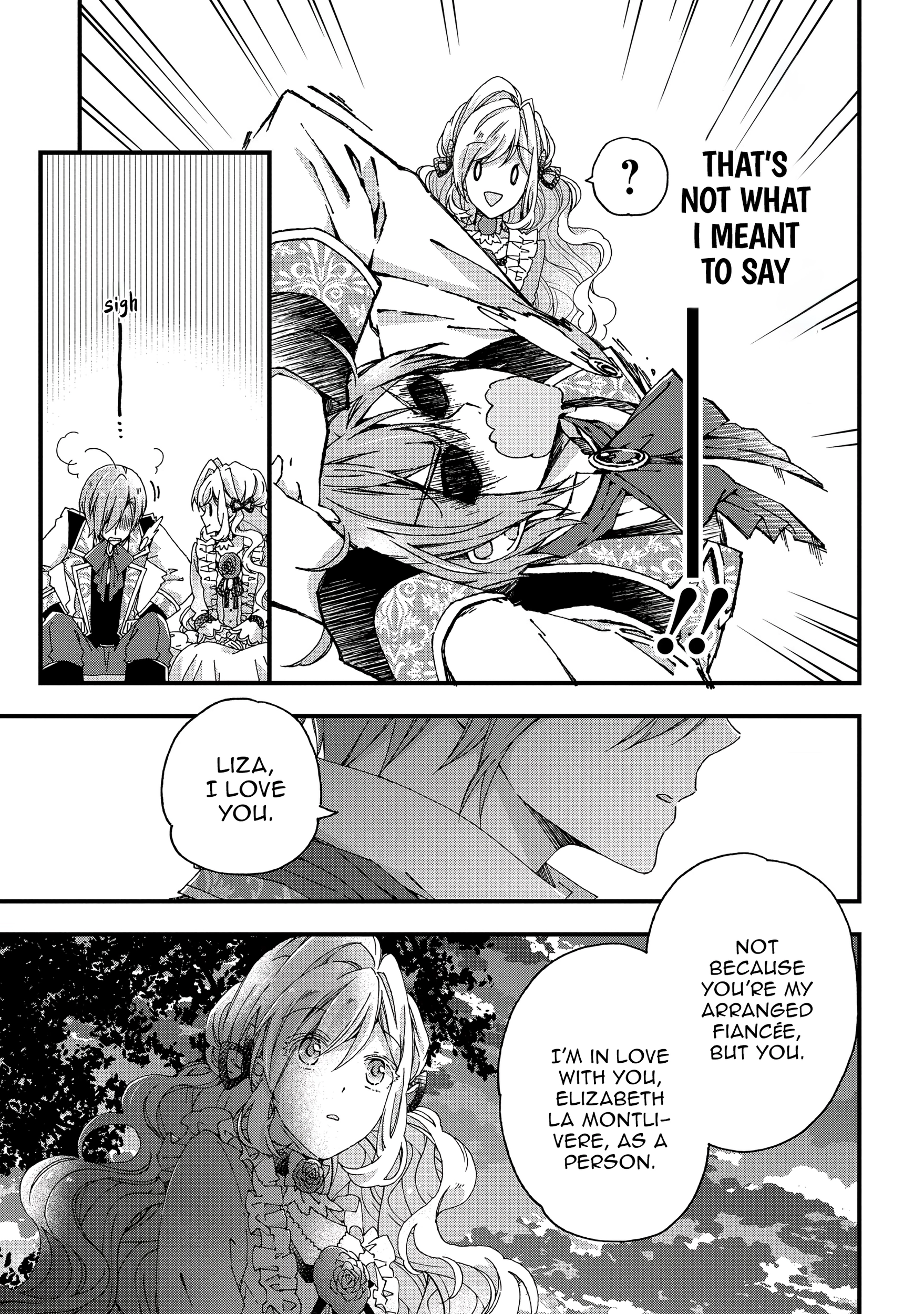 Betabore no Kon'yakusha ga Akuyaku Reijou ni Sare Sou na no de. Chapter 9 - page 31