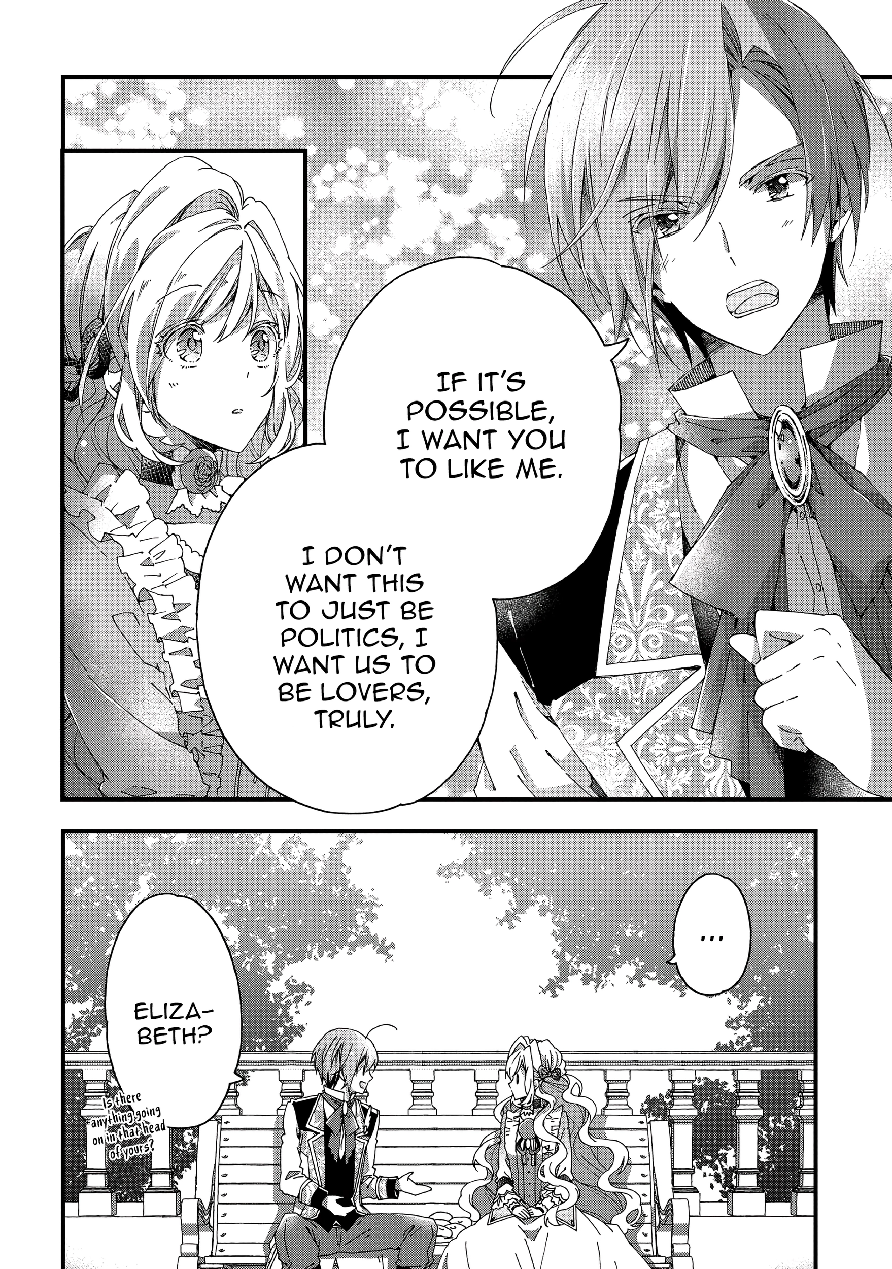 Betabore no Kon'yakusha ga Akuyaku Reijou ni Sare Sou na no de. Chapter 9 - page 32
