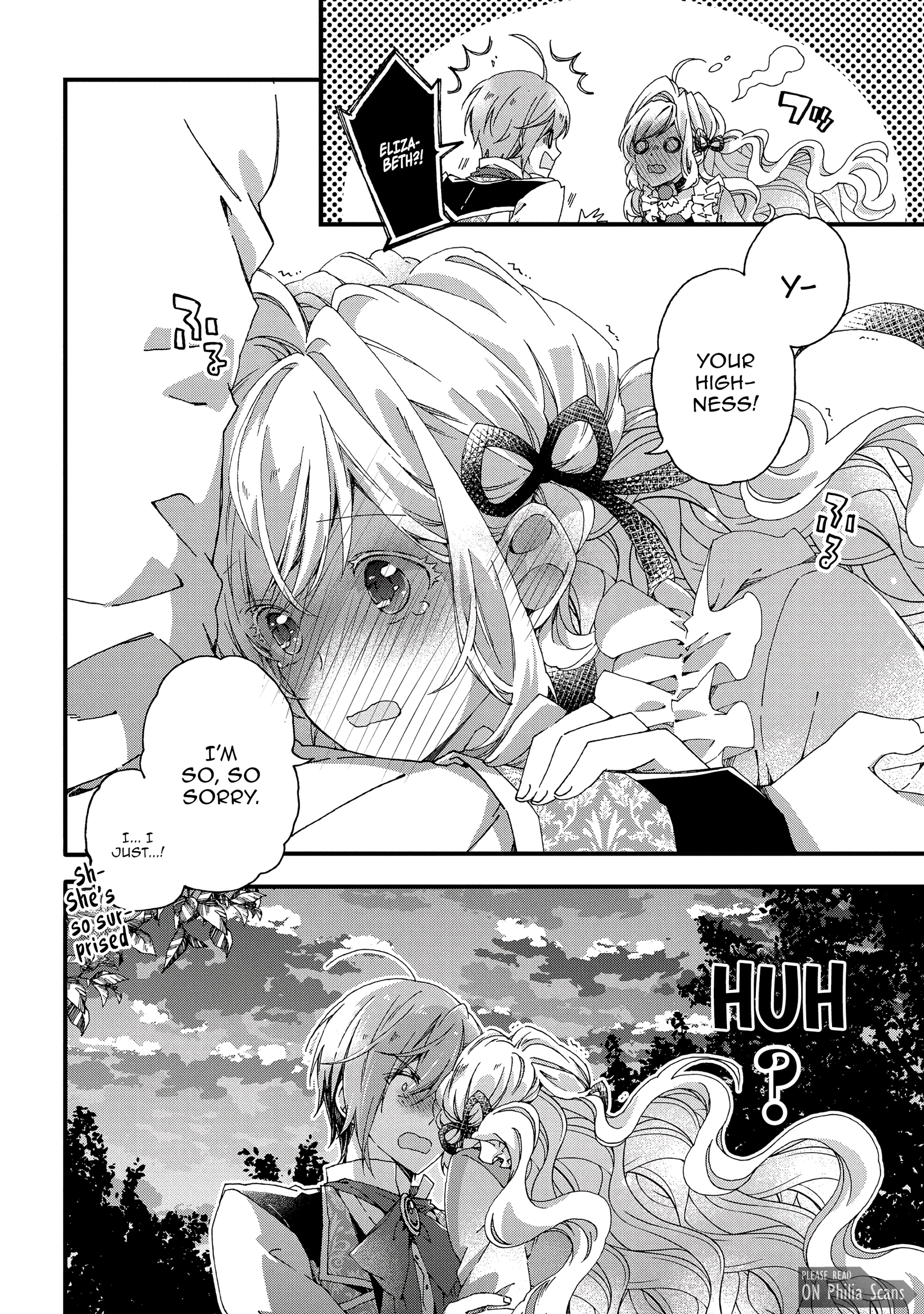 Betabore no Kon'yakusha ga Akuyaku Reijou ni Sare Sou na no de. Chapter 9 - page 34