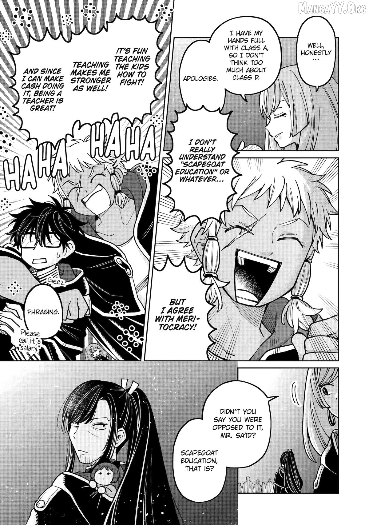 Sensei! Bokutachi ga Sekai wo Horoboshimasu. Chapter 53 - page 8