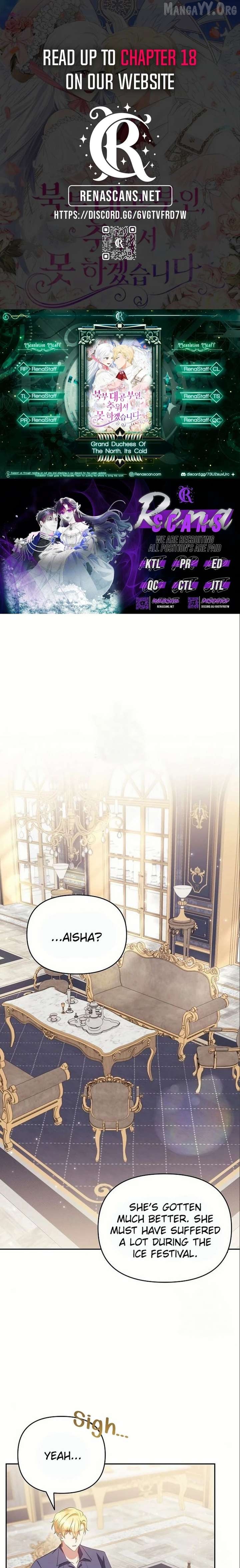 Grand Duke, I Can’t Do It Because It’s Too Cold in The North Chapter 12 - page 1