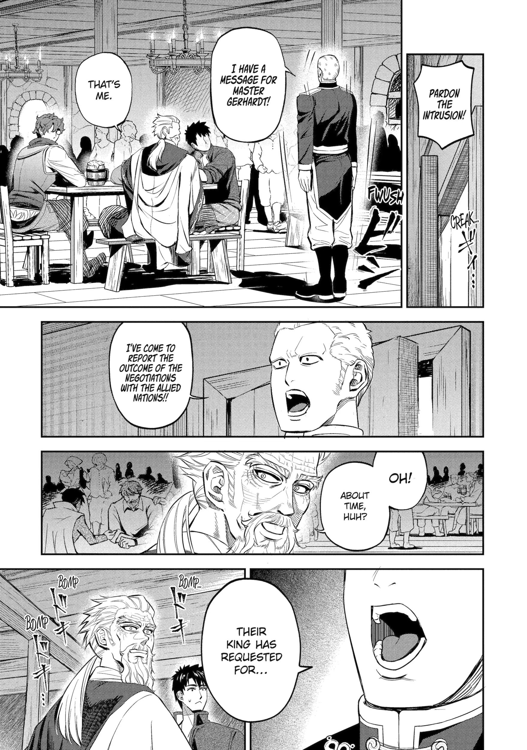 Isekai Toushou no Maken Seisaku Gurashi Chapter 14.2 - page 1