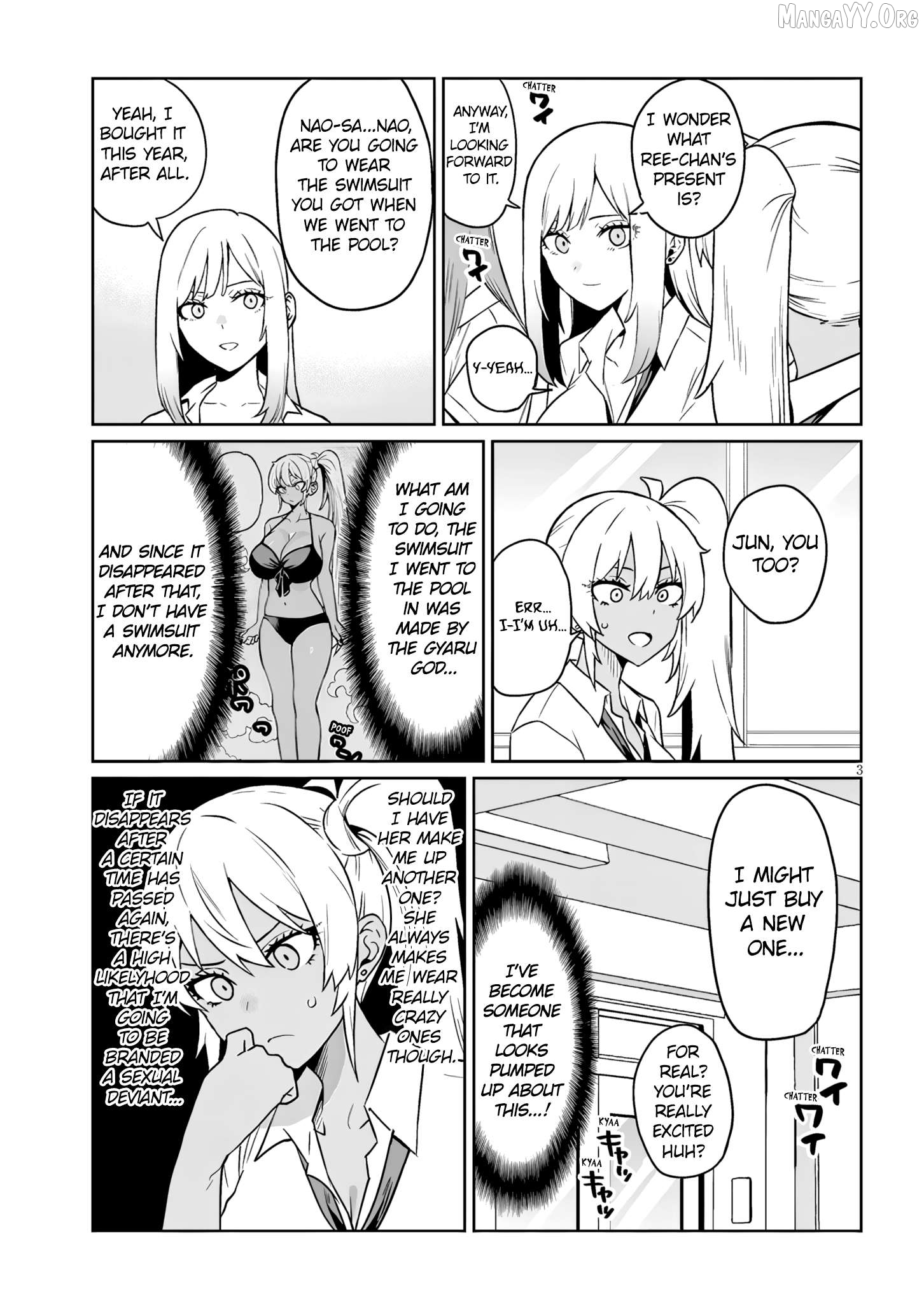 Danshi Kokoseidakedo Gyaru ni TS Shimashita Chapter 24.1 - page 3