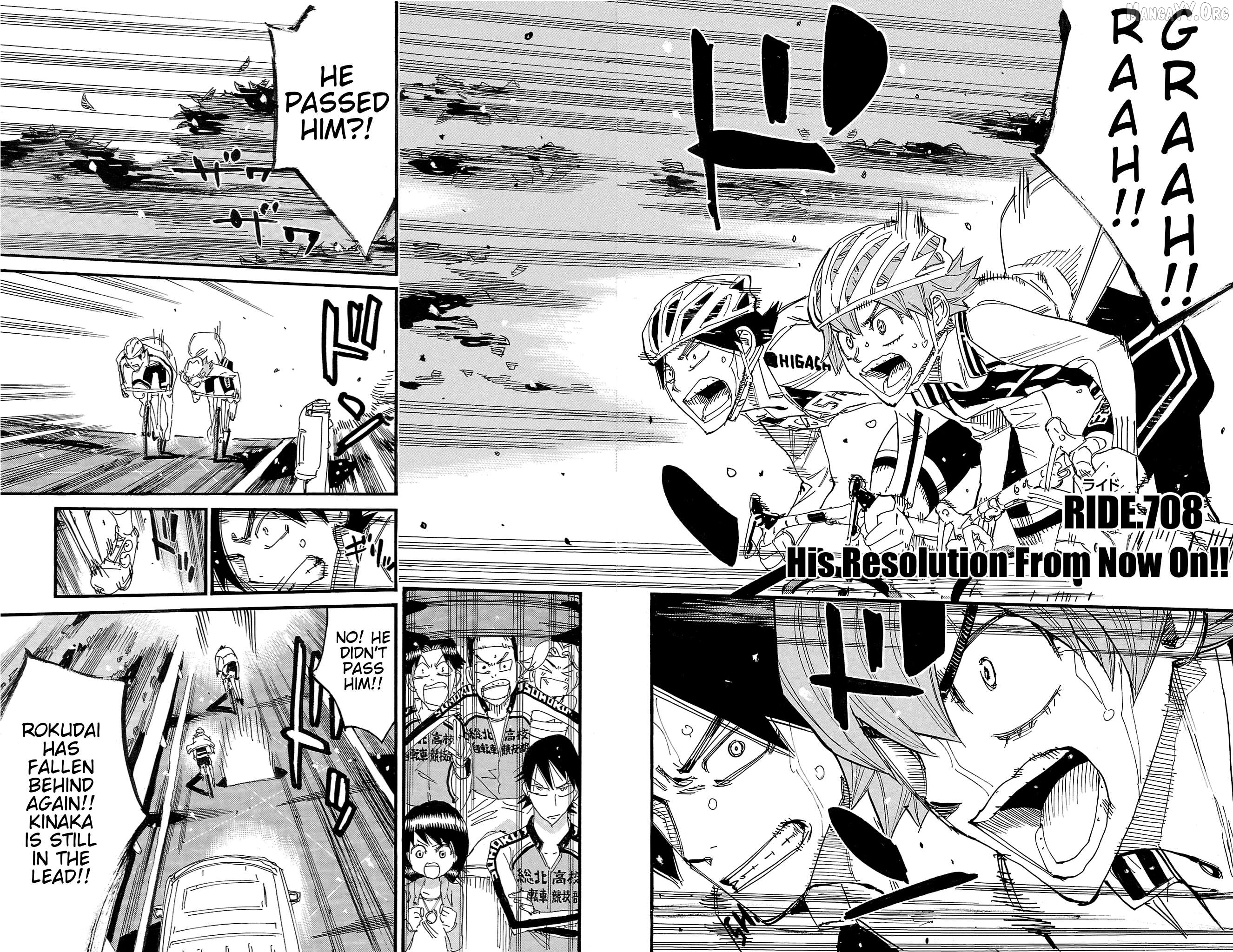Yowamushi Pedal Chapter 708 - page 2