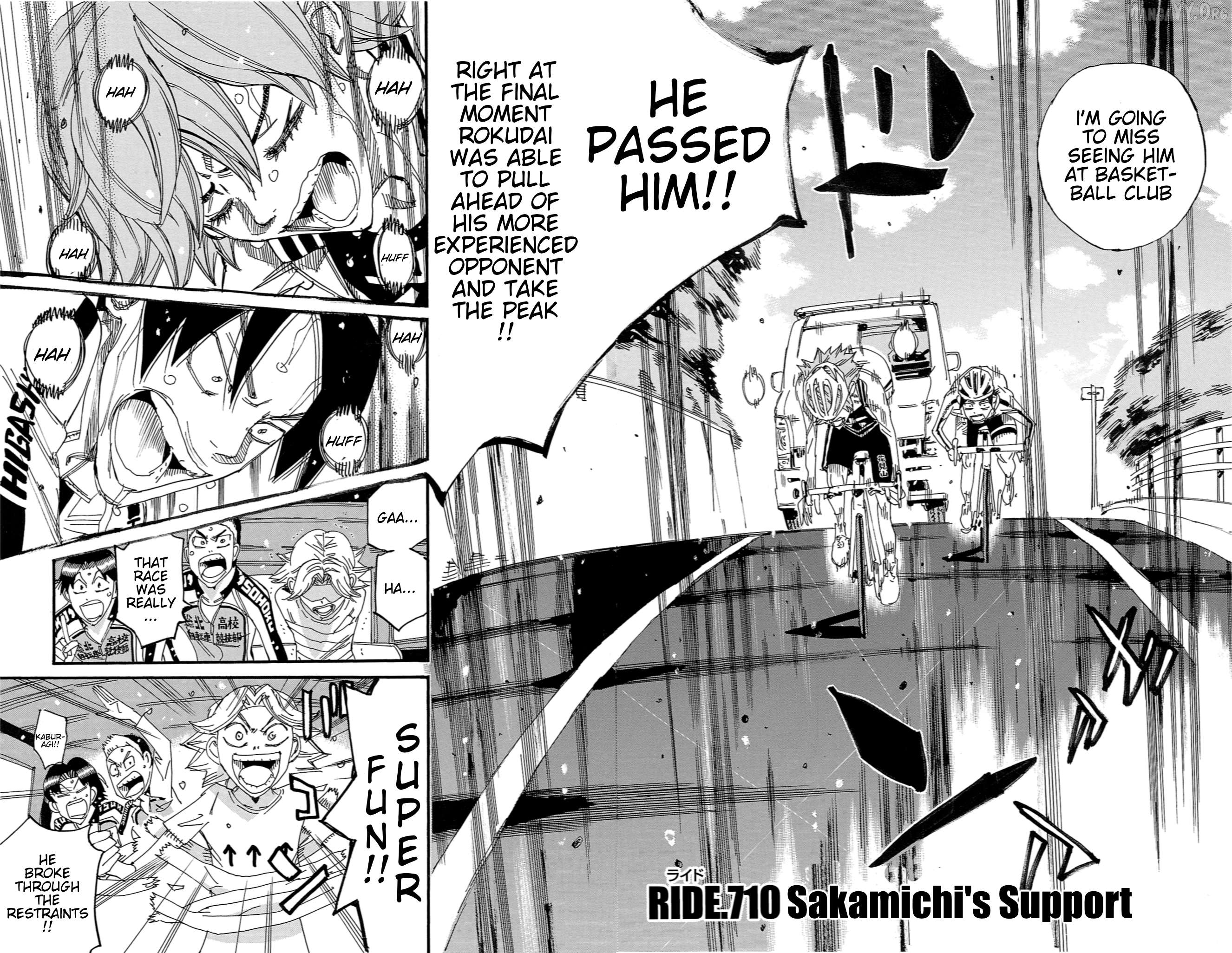 Yowamushi Pedal Chapter 710 - page 4