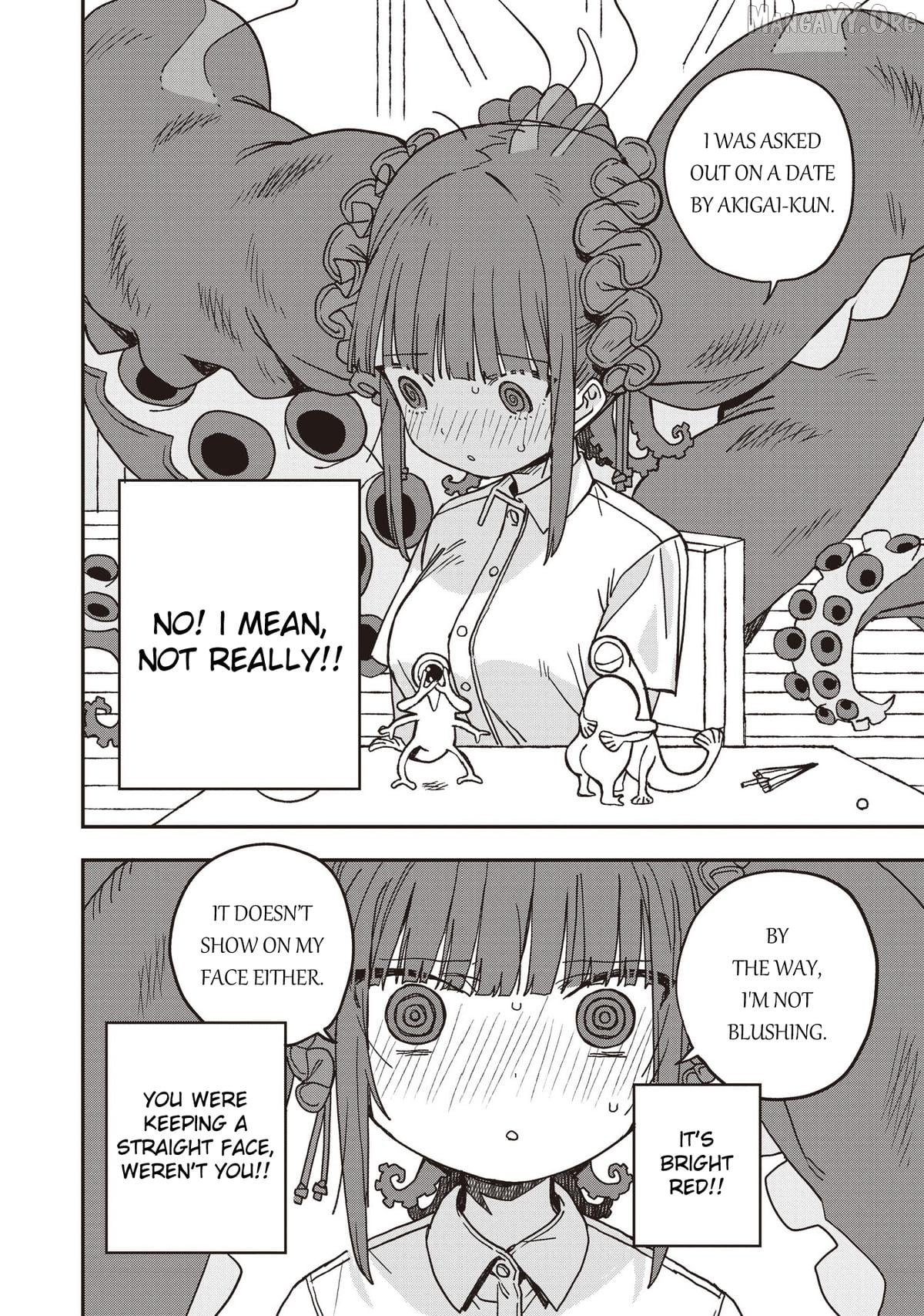 Mizudako-Chan Kara Wa Nigerarenai! Chapter 32 - page 10